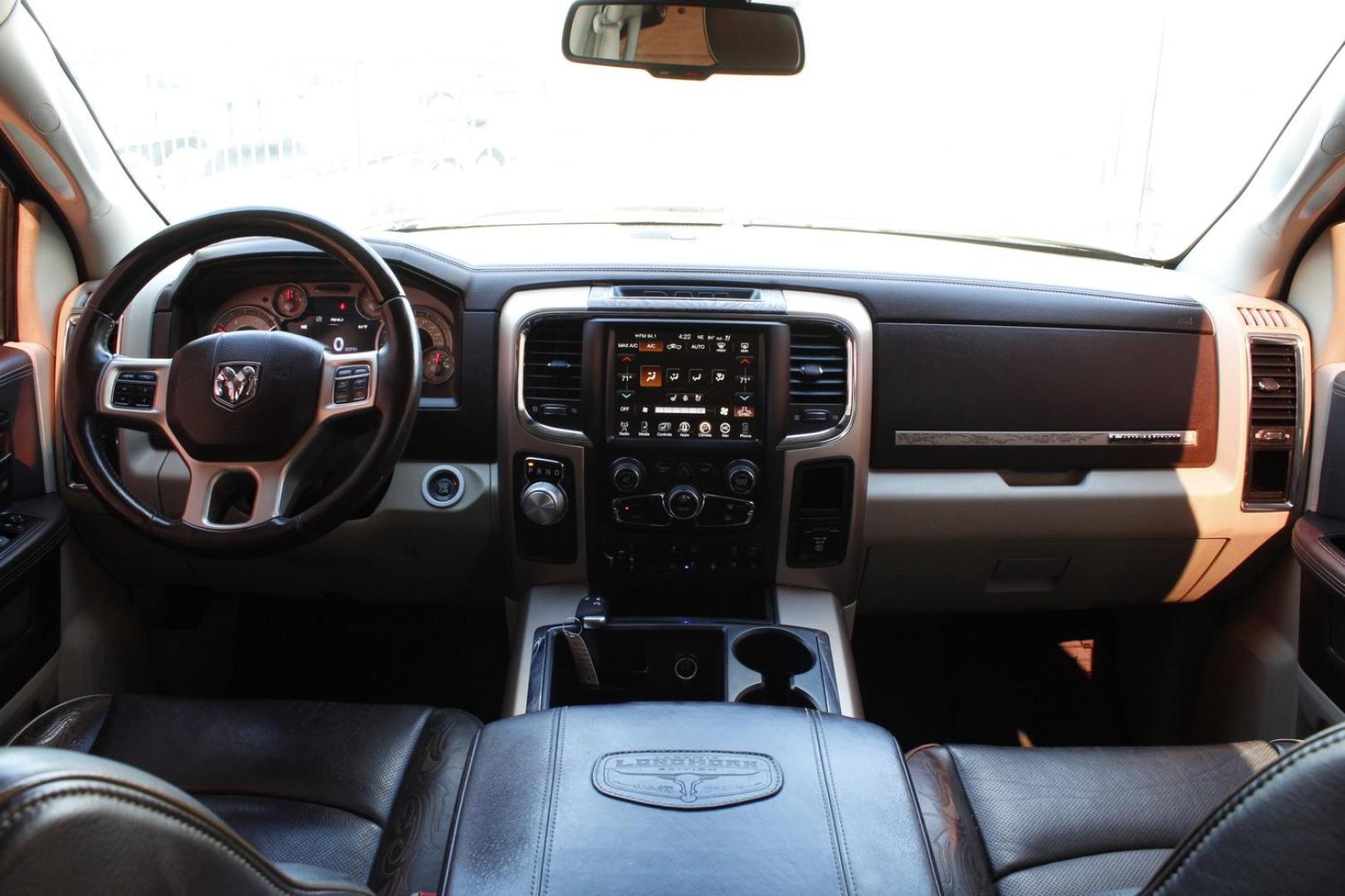 2014 RED RAM 1500 Laramie Longhorn Edi (1C6RR6PM3ES) with an 3.0L V6 DIESEL engine, 8-Speed Automatic transmission, located at 2401 E Main St., Grand Prairie, TX, 75050, (972) 262-4440, 32.748981, -96.969643 - Photo#13