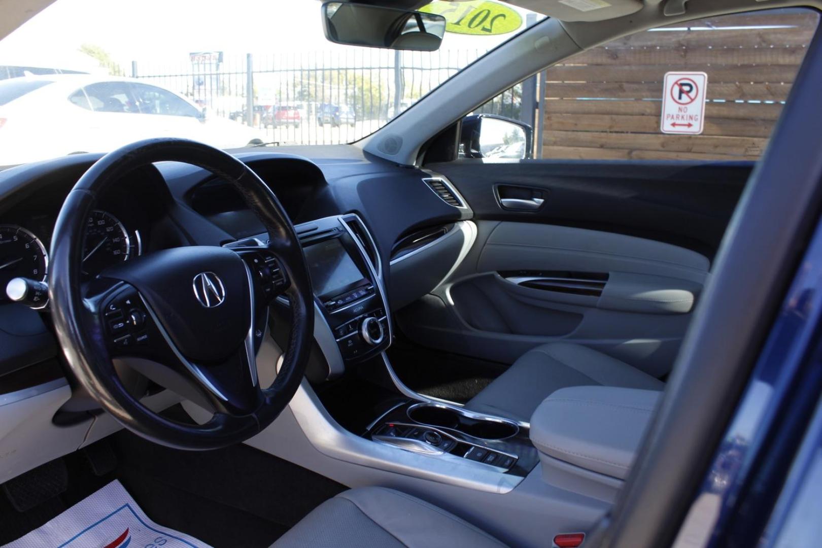 2015 Blue Acura TLX 9-Spd AT SH-AWD w/Technology Package (19UUB3F50FA) with an 3.5L V6 SOHC 24V engine, 9-Speed Automatic transmission, located at 2401 E Main St., Grand Prairie, TX, 75050, (972) 262-4440, 32.748981, -96.969643 - Photo#10