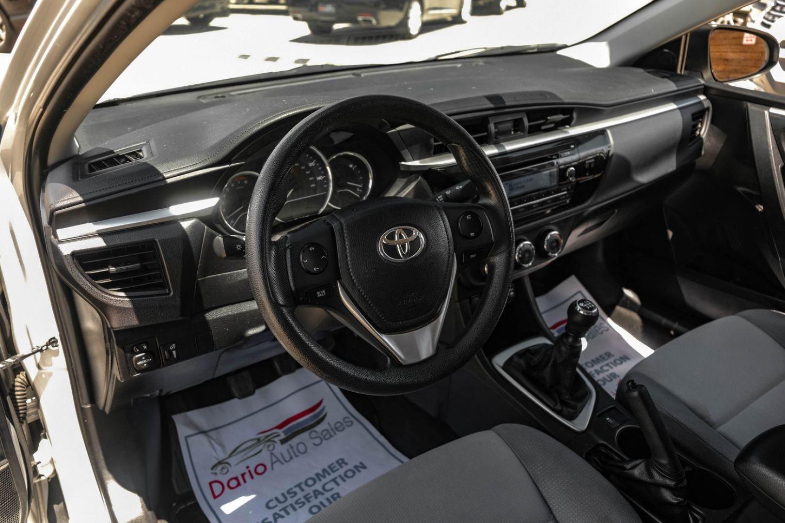 2015 Silver Toyota Corolla L 4-Speed AT (5YFBURHE9FP) with an 1.8L L4 DOHC 16V engine, 4-Speed Automatic transmission, located at 2401 E Main St., Grand Prairie, TX, 75050, (972) 262-4440, 32.748981, -96.969643 - Photo#12