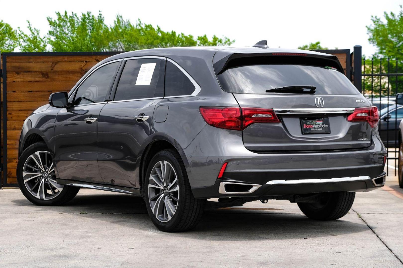 2019 gray Acura MDX SH-AWD 9-Spd AT w/Tech Package (5J8YD4H57KL) with an 3.5L V6 SOHC 24V engine, 9-Speed Automatic transmission, located at 2401 E Main St., Grand Prairie, TX, 75050, (972) 262-4440, 32.748981, -96.969643 - Photo#7