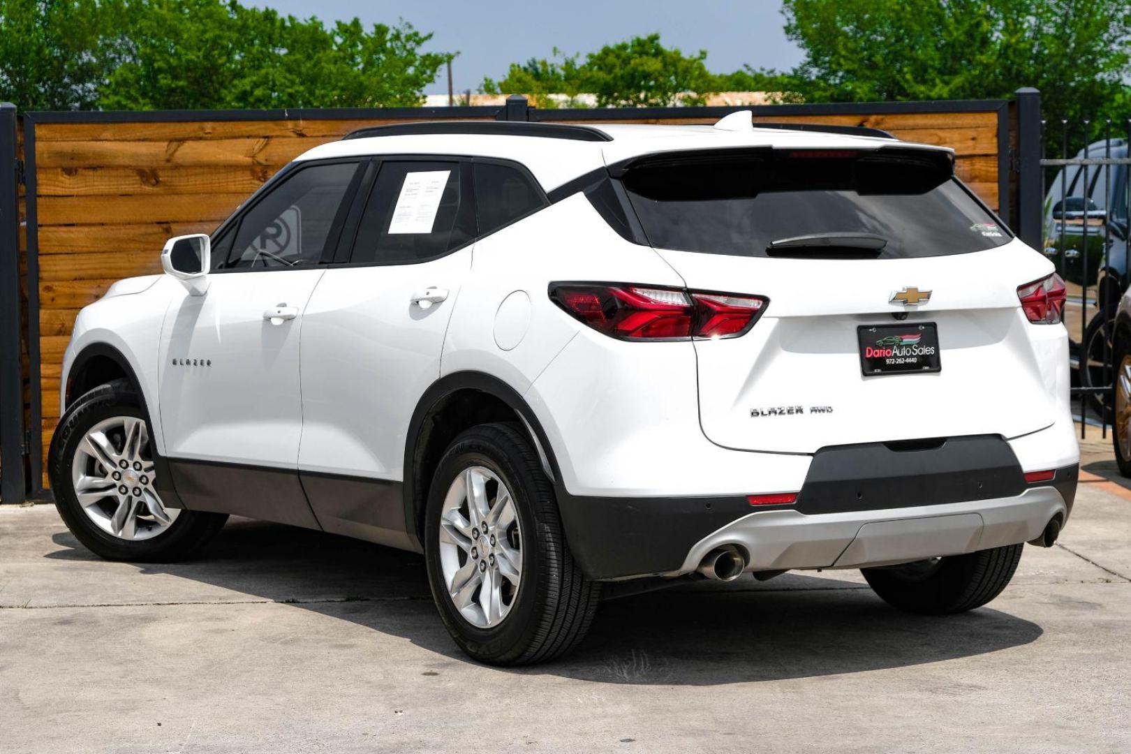 2020 WHITE Chevrolet Blazer 2LT AWD (3GNKBHRSXLS) with an 3.6L V6 DOHC 24V engine, 9-Speed Automatic transmission, located at 2401 E Main St., Grand Prairie, TX, 75050, (972) 262-4440, 32.748981, -96.969643 - Photo#7