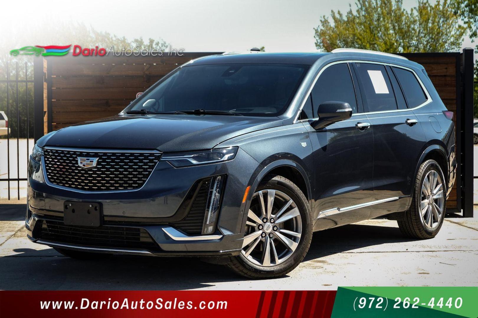 2020 Gray Cadillac XT6 Premium Luxury (1GYKPCRS4LZ) with an 3.6L V6 DOHC 24V engine, 9-Speed Automatic transmission, located at 2401 E Main St., Grand Prairie, TX, 75050, (972) 262-4440, 32.748981, -96.969643 - Photo#0