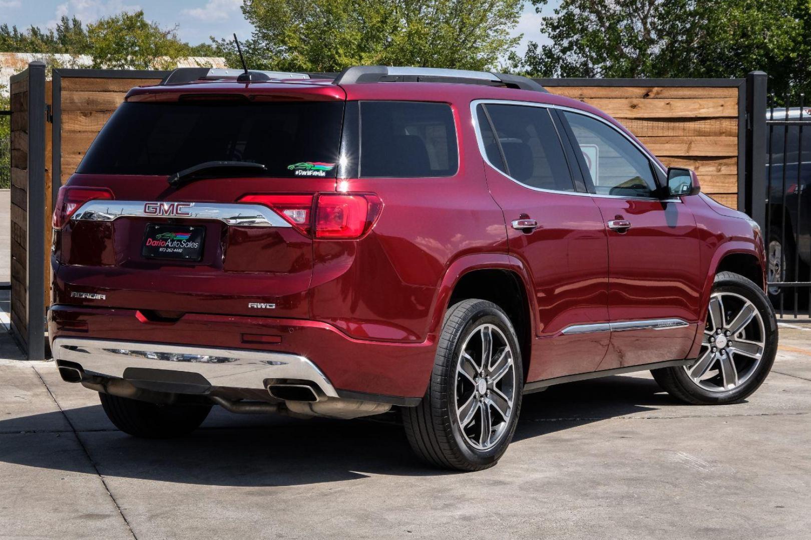 2017 RED GMC Acadia Denali AWD (1GKKNXLS7HZ) with an 3.6L V6 DOHC 24V engine, 6-Speed Automatic transmission, located at 2401 E Main St., Grand Prairie, TX, 75050, (972) 262-4440, 32.748981, -96.969643 - Photo#5