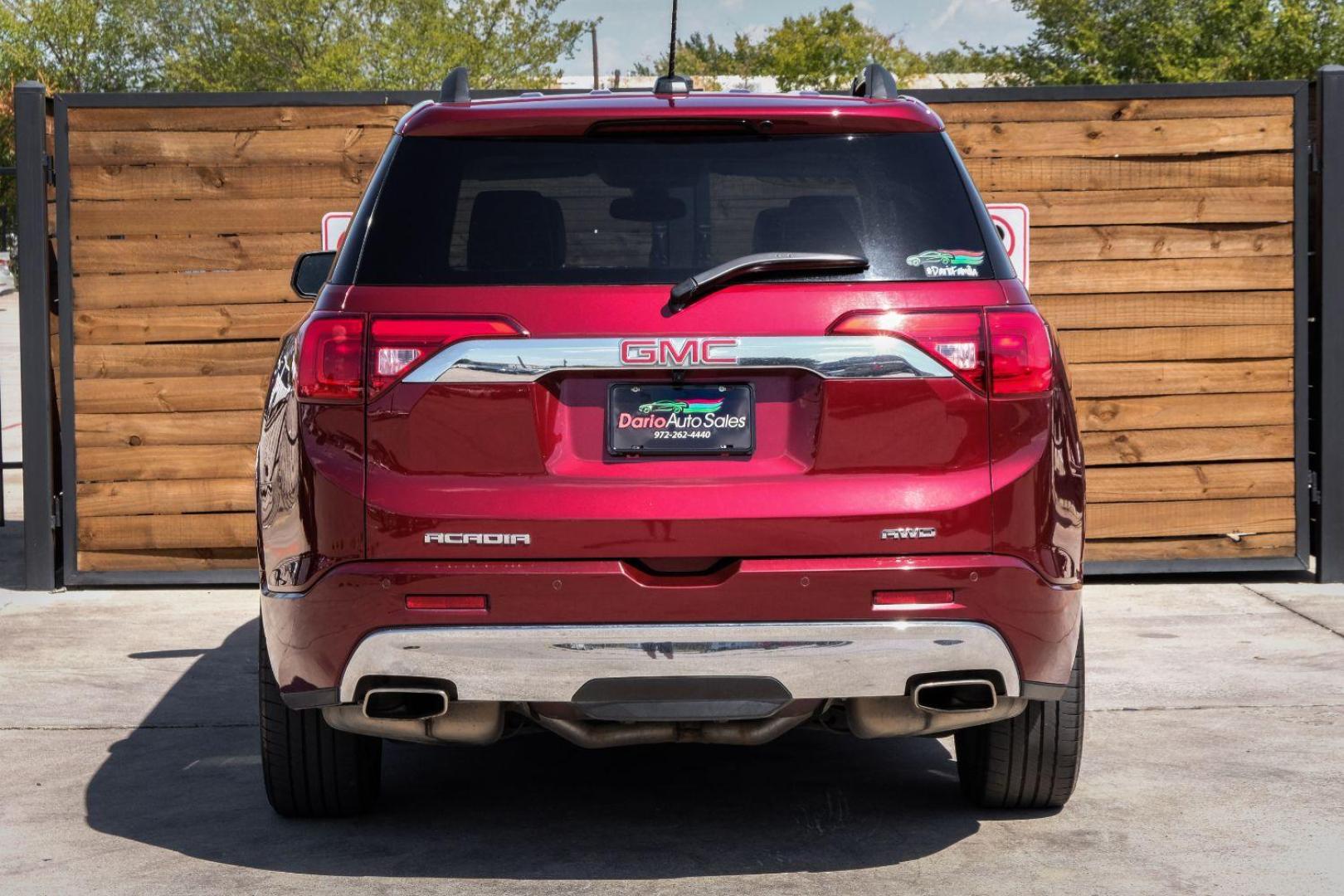 2017 RED GMC Acadia Denali AWD (1GKKNXLS7HZ) with an 3.6L V6 DOHC 24V engine, 6-Speed Automatic transmission, located at 2401 E Main St., Grand Prairie, TX, 75050, (972) 262-4440, 32.748981, -96.969643 - Photo#6