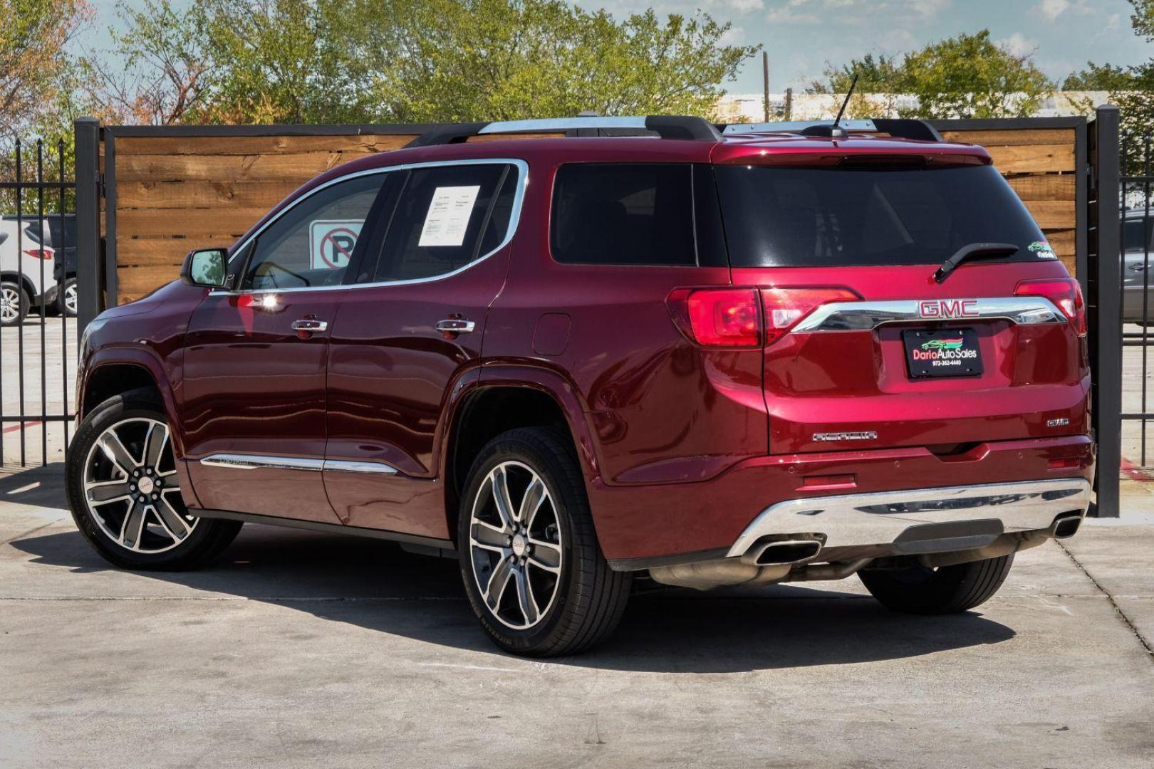 2017 RED GMC Acadia Denali AWD (1GKKNXLS7HZ) with an 3.6L V6 DOHC 24V engine, 6-Speed Automatic transmission, located at 2401 E Main St., Grand Prairie, TX, 75050, (972) 262-4440, 32.748981, -96.969643 - Photo#7