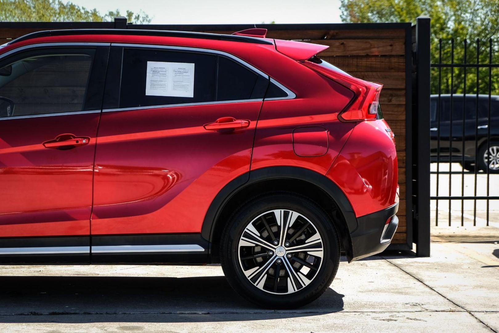 2019 RED Mitsubishi Eclipse Cross SE AWD (JA4AT5AA7KZ) with an 1.5L L4 DOHC 16V engine, Continuously Variable Transmission transmission, located at 2401 E Main St., Grand Prairie, TX, 75050, (972) 262-4440, 32.748981, -96.969643 - Photo#10