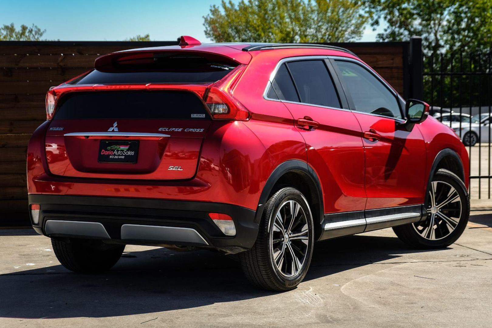 2019 RED Mitsubishi Eclipse Cross SE AWD (JA4AT5AA7KZ) with an 1.5L L4 DOHC 16V engine, Continuously Variable Transmission transmission, located at 2401 E Main St., Grand Prairie, TX, 75050, (972) 262-4440, 32.748981, -96.969643 - Photo#5