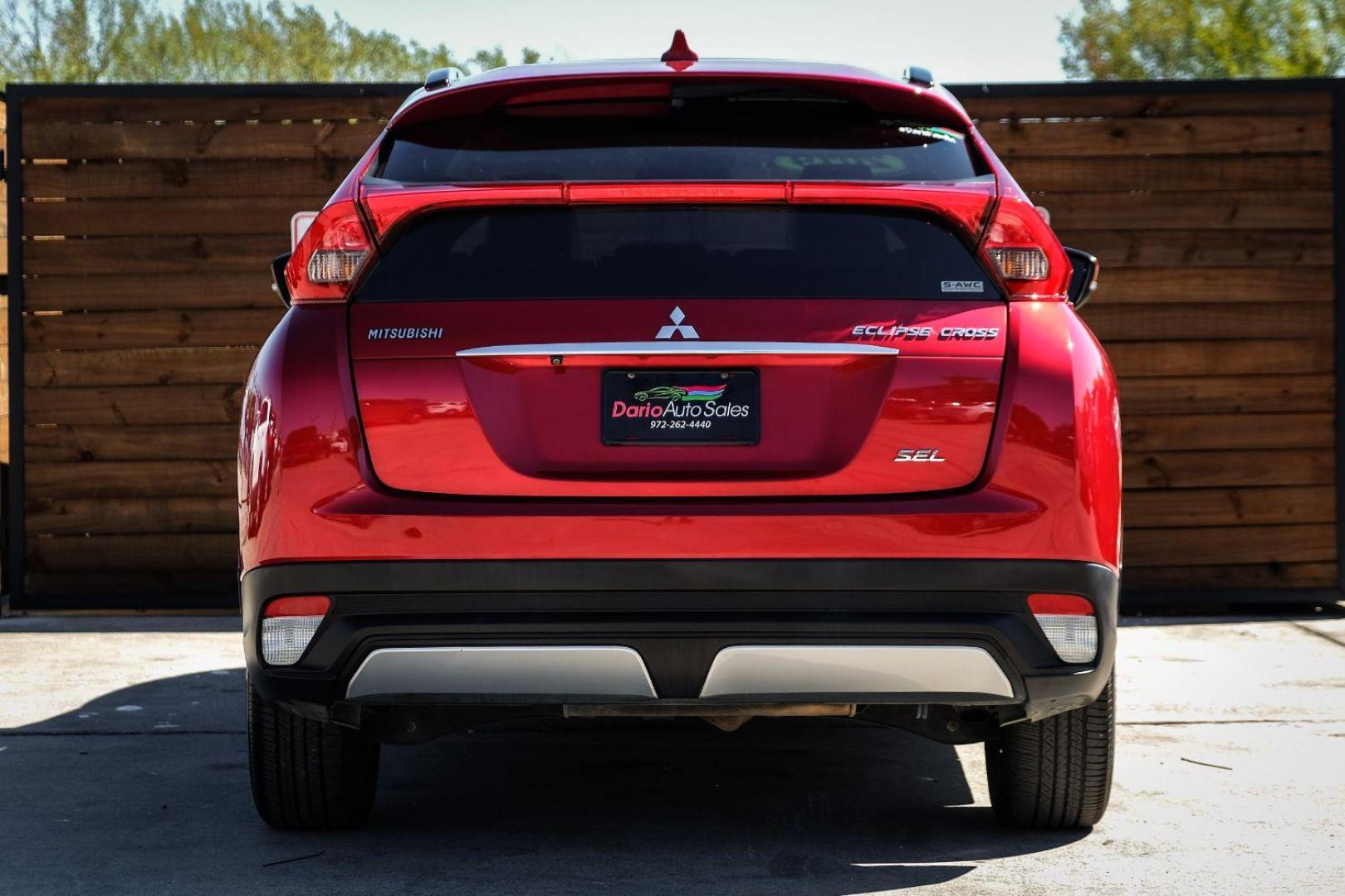 2019 RED Mitsubishi Eclipse Cross SE AWD (JA4AT5AA7KZ) with an 1.5L L4 DOHC 16V engine, Continuously Variable Transmission transmission, located at 2401 E Main St., Grand Prairie, TX, 75050, (972) 262-4440, 32.748981, -96.969643 - Photo#6