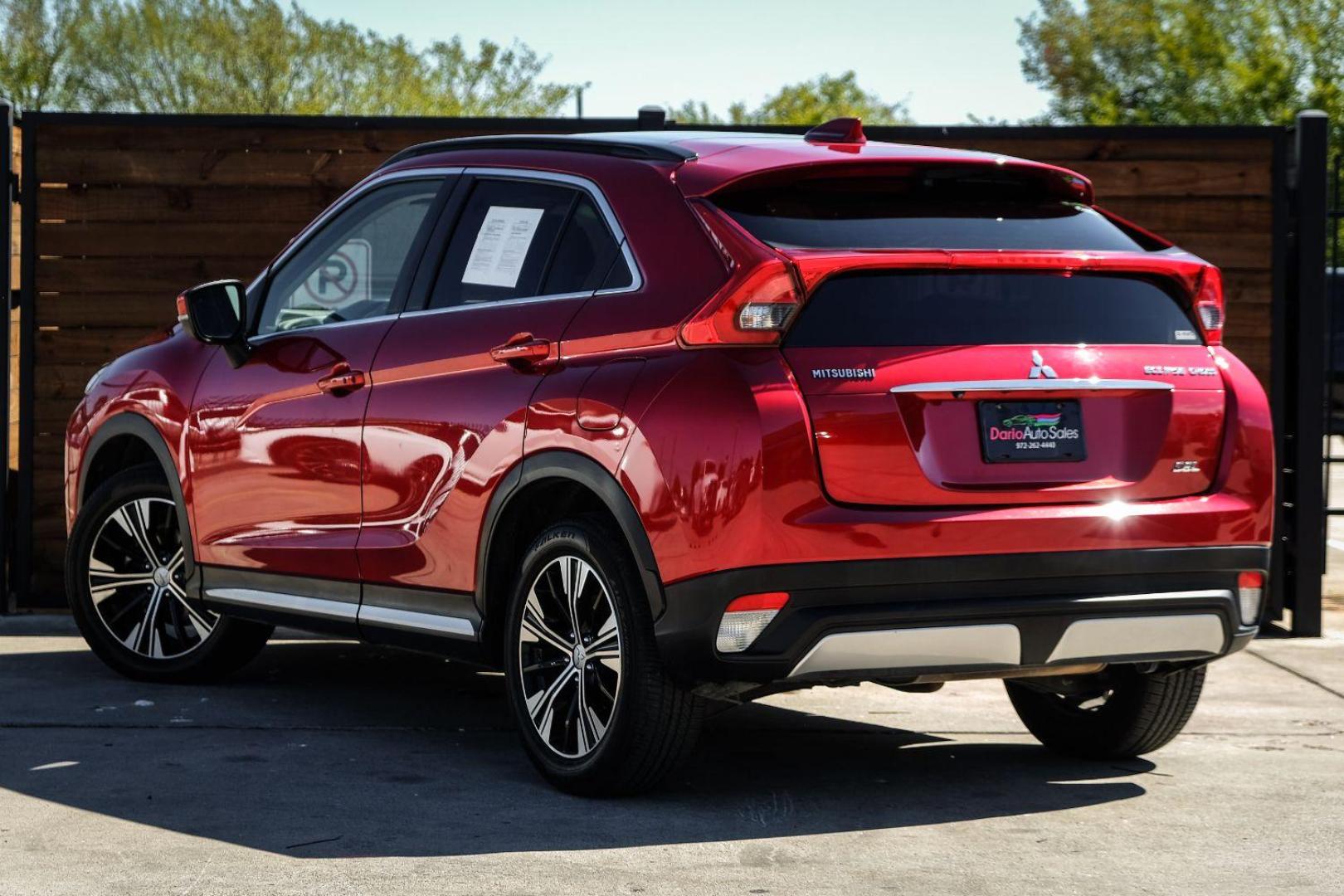 2019 RED Mitsubishi Eclipse Cross SE AWD (JA4AT5AA7KZ) with an 1.5L L4 DOHC 16V engine, Continuously Variable Transmission transmission, located at 2401 E Main St., Grand Prairie, TX, 75050, (972) 262-4440, 32.748981, -96.969643 - Photo#7