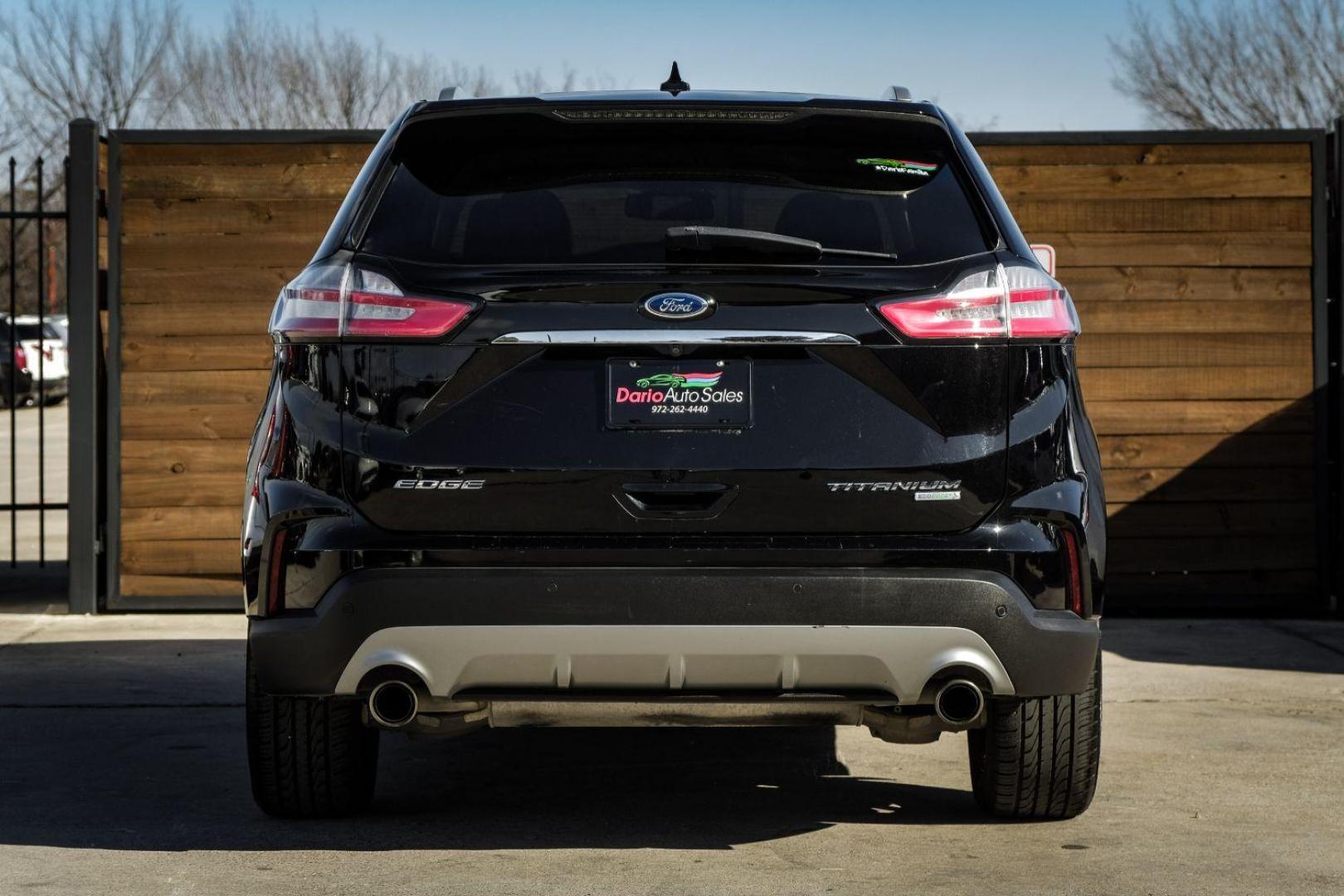 2019 Black Ford Edge Titanium (2FMPK3K99KB) with an 2.0L L4 DOHC 16V engine, 6-Speed Automatic transmission, located at 2401 E Main St., Grand Prairie, TX, 75050, (972) 262-4440, 32.748981, -96.969643 - Photo#6