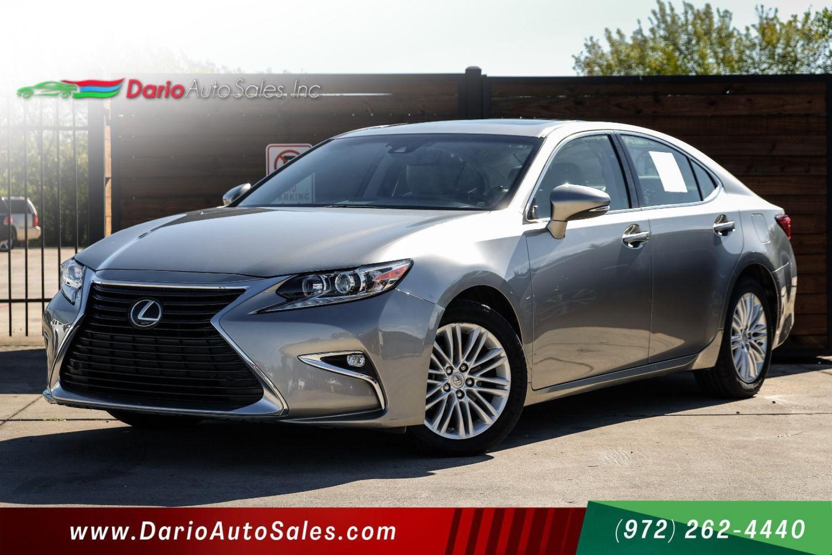 2017 SILVER Lexus ES 350 Sedan (JTHBK1GG3H2) with an 3.5L V6 DOHC 24V engine, 6-Speed Automatic transmission, located at 2401 E Main St., Grand Prairie, TX, 75050, (972) 262-4440, 32.748981, -96.969643 - Photo#0