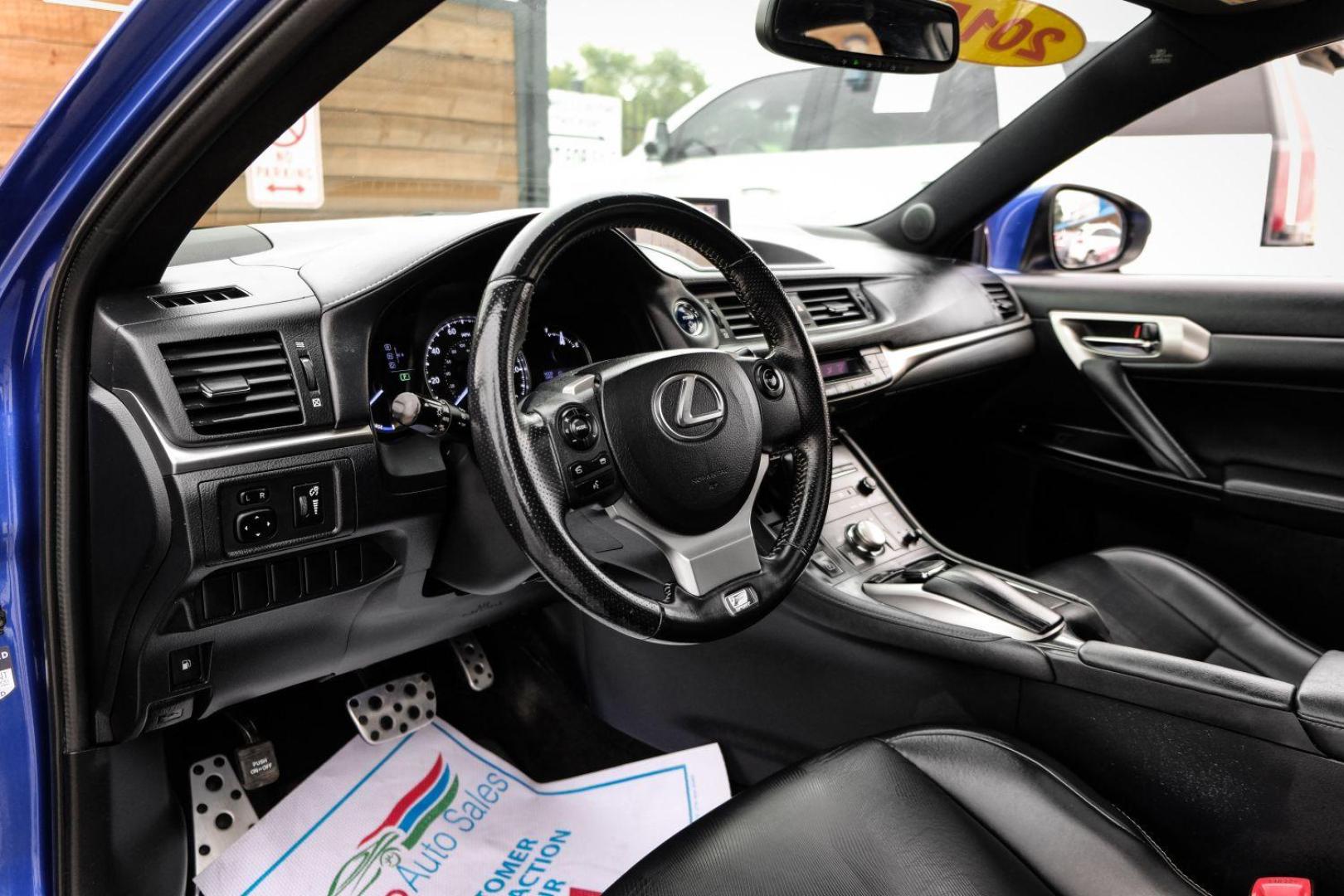 2015 BLUE Lexus CT 200h Base (JTHKD5BH3F2) with an 1.8L L4 HYBRID engine, Continuously Variable Transmission transmission, located at 2401 E Main St., Grand Prairie, TX, 75050, (972) 262-4440, 32.748981, -96.969643 - Photo#11