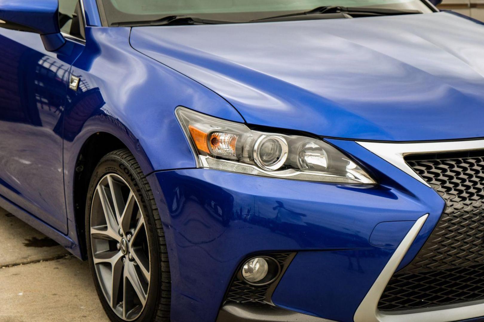 2015 BLUE Lexus CT 200h Base (JTHKD5BH3F2) with an 1.8L L4 HYBRID engine, Continuously Variable Transmission transmission, located at 2401 E Main St., Grand Prairie, TX, 75050, (972) 262-4440, 32.748981, -96.969643 - Photo#39