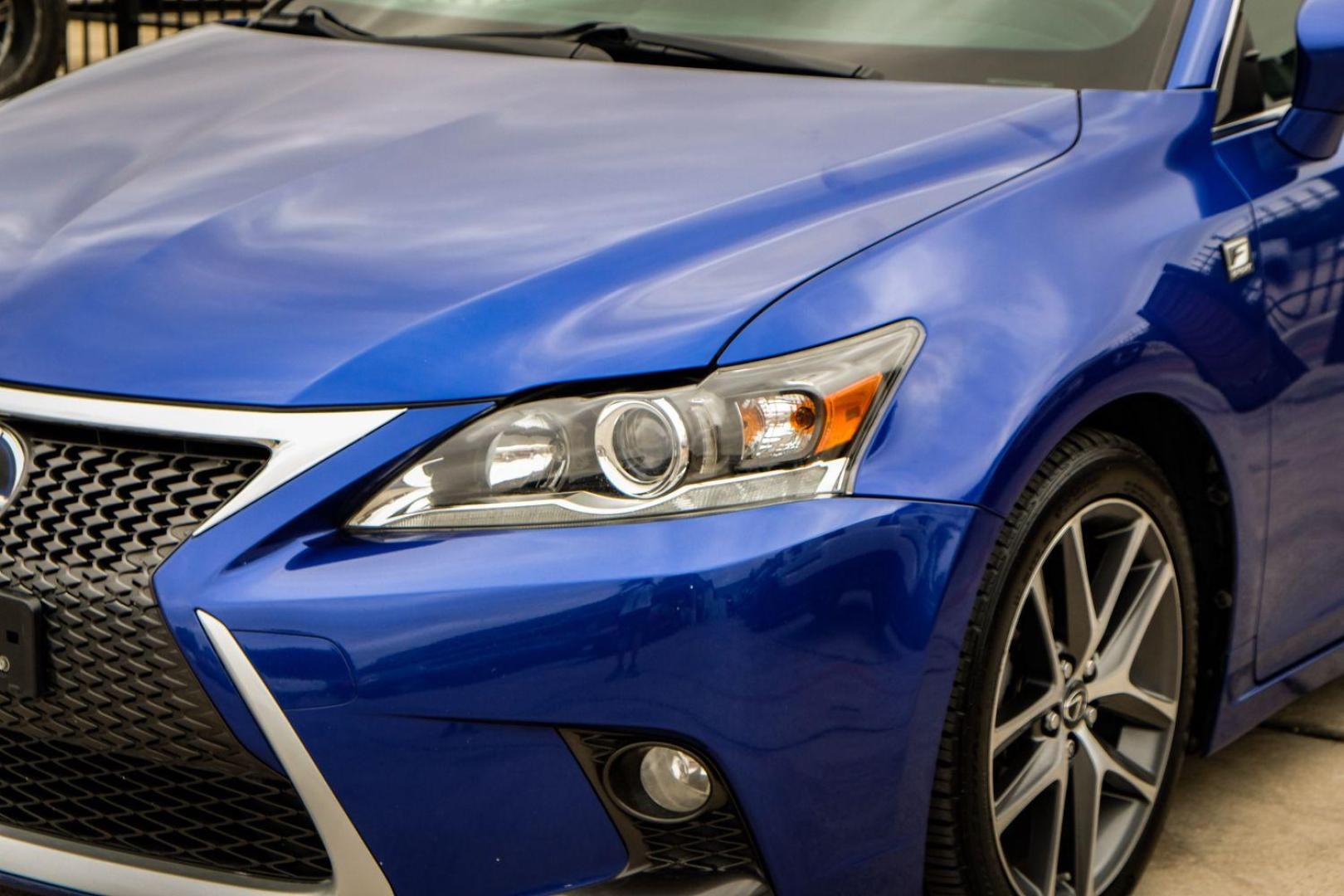 2015 BLUE Lexus CT 200h Base (JTHKD5BH3F2) with an 1.8L L4 HYBRID engine, Continuously Variable Transmission transmission, located at 2401 E Main St., Grand Prairie, TX, 75050, (972) 262-4440, 32.748981, -96.969643 - Photo#40