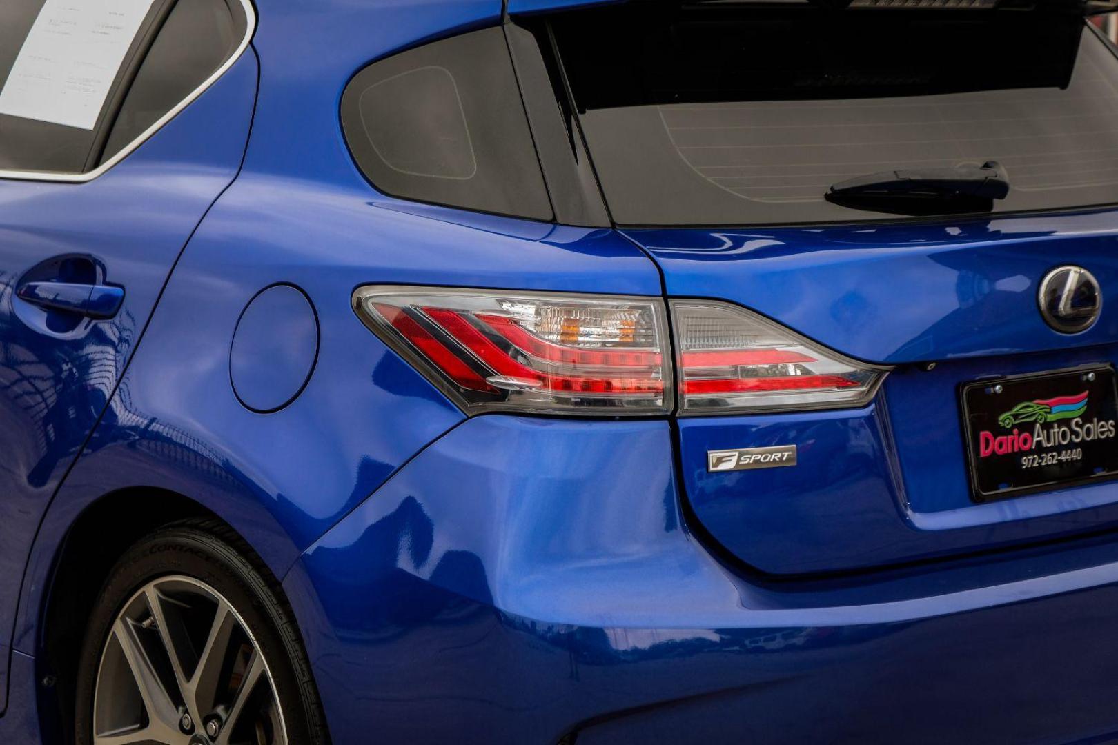 2015 BLUE Lexus CT 200h Base (JTHKD5BH3F2) with an 1.8L L4 HYBRID engine, Continuously Variable Transmission transmission, located at 2401 E Main St., Grand Prairie, TX, 75050, (972) 262-4440, 32.748981, -96.969643 - Photo#41