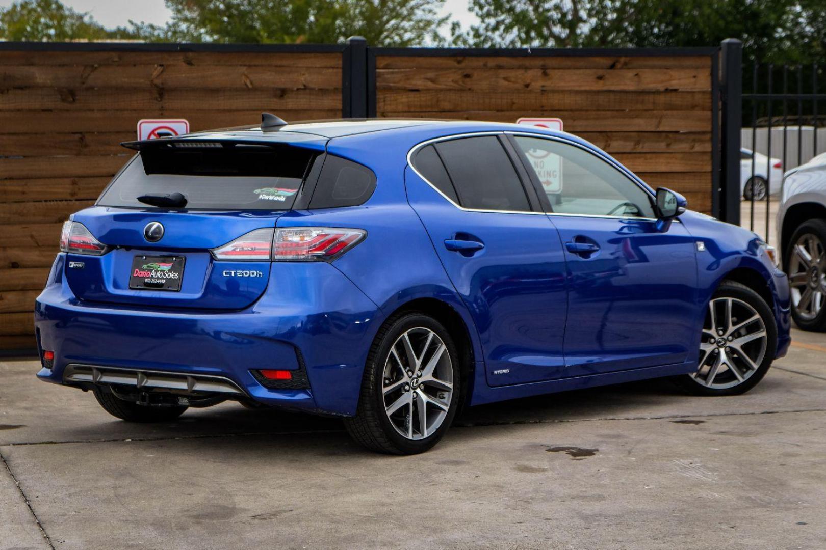 2015 BLUE Lexus CT 200h Base (JTHKD5BH3F2) with an 1.8L L4 HYBRID engine, Continuously Variable Transmission transmission, located at 2401 E Main St., Grand Prairie, TX, 75050, (972) 262-4440, 32.748981, -96.969643 - Photo#5