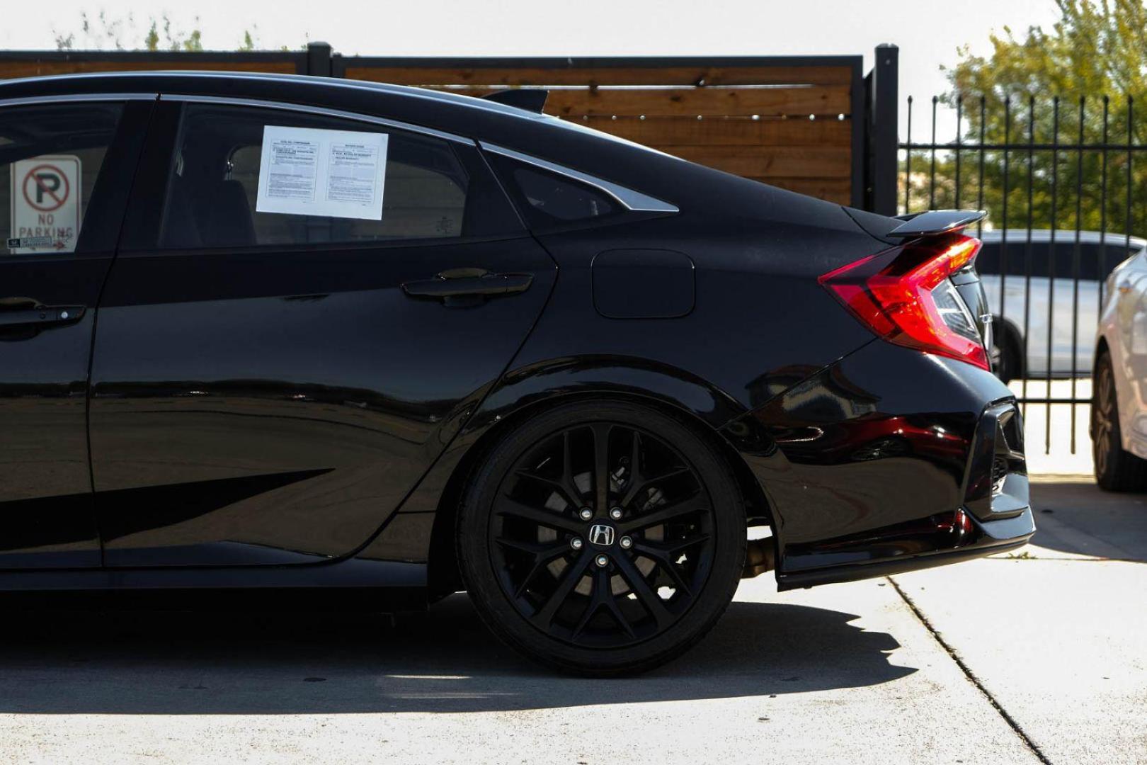 2020 BLACK Honda Civic Si 4dr Sedan 6M (2HGFC1E59LH) with an 1.5L L4 DOHC 16V TURBO engine, 6-Speed Manual transmission, located at 2401 E Main St., Grand Prairie, TX, 75050, (972) 262-4440, 32.748981, -96.969643 - Photo#10