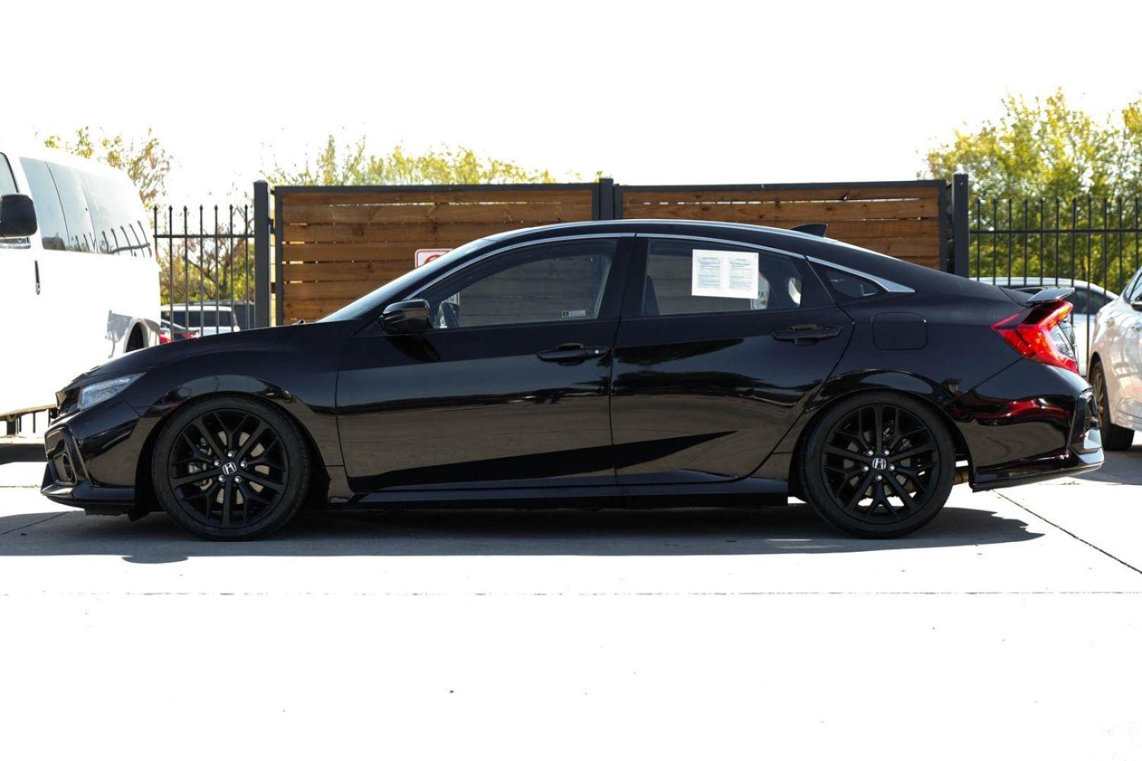 2020 BLACK Honda Civic Si 4dr Sedan 6M (2HGFC1E59LH) with an 1.5L L4 DOHC 16V TURBO engine, 6-Speed Manual transmission, located at 2401 E Main St., Grand Prairie, TX, 75050, (972) 262-4440, 32.748981, -96.969643 - Photo#8