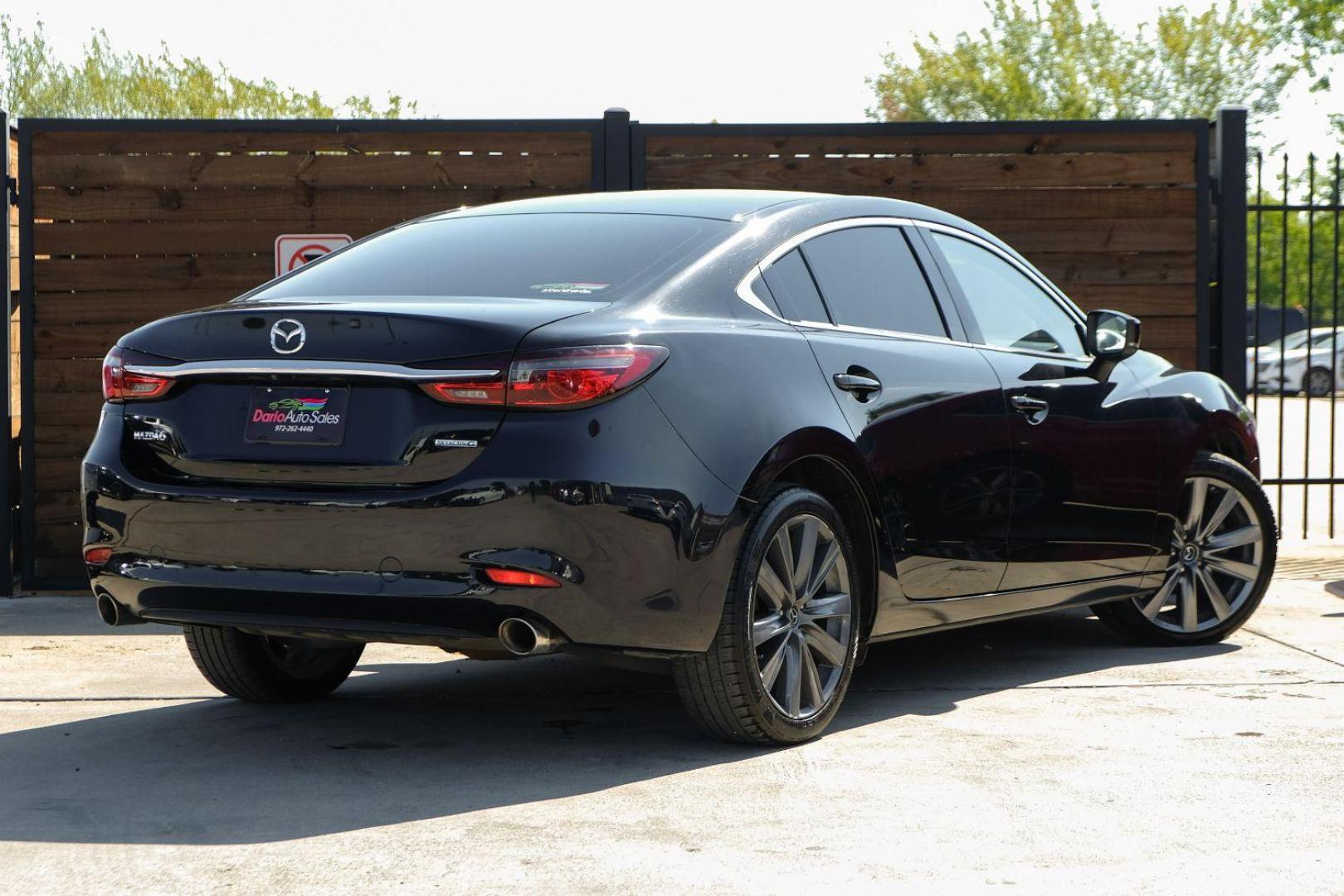 2020 BLACK Mazda MAZDA6 Touring (JM1GL1VM5L1) with an 2.5L L4 DOHC 16V engine, 6-Speed Automatic transmission, located at 2401 E Main St., Grand Prairie, TX, 75050, (972) 262-4440, 32.748981, -96.969643 - Photo#5