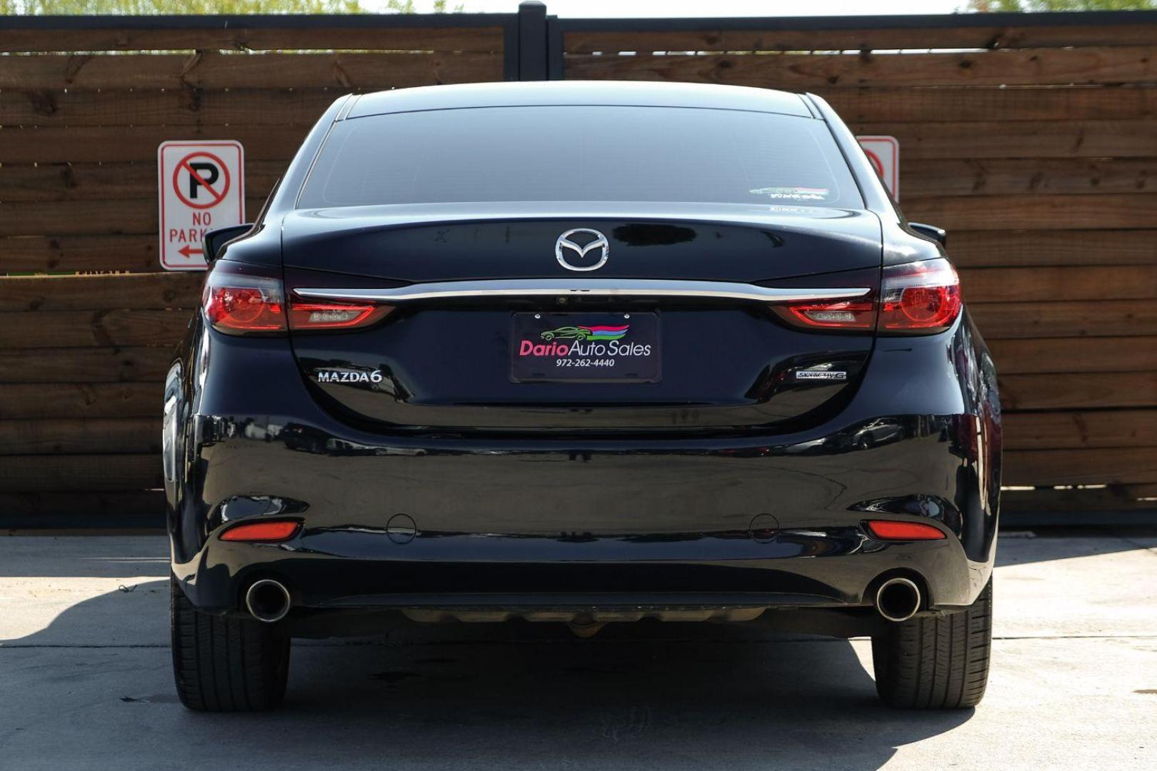 2020 BLACK Mazda MAZDA6 Touring (JM1GL1VM5L1) with an 2.5L L4 DOHC 16V engine, 6-Speed Automatic transmission, located at 2401 E Main St., Grand Prairie, TX, 75050, (972) 262-4440, 32.748981, -96.969643 - Photo#6