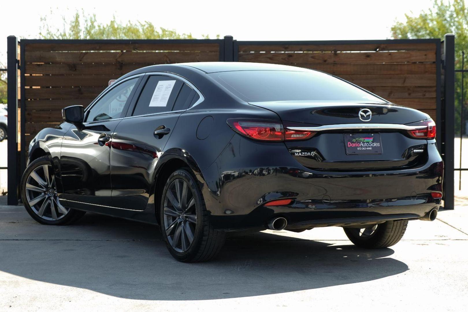 2020 BLACK Mazda MAZDA6 Touring (JM1GL1VM5L1) with an 2.5L L4 DOHC 16V engine, 6-Speed Automatic transmission, located at 2401 E Main St., Grand Prairie, TX, 75050, (972) 262-4440, 32.748981, -96.969643 - Photo#7