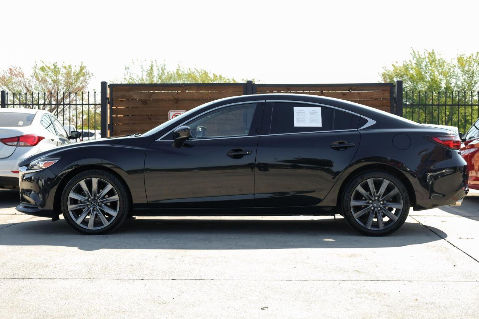 2020 BLACK Mazda MAZDA6 Touring (JM1GL1VM5L1) with an 2.5L L4 DOHC 16V engine, 6-Speed Automatic transmission, located at 2401 E Main St., Grand Prairie, TX, 75050, (972) 262-4440, 32.748981, -96.969643 - Photo#8