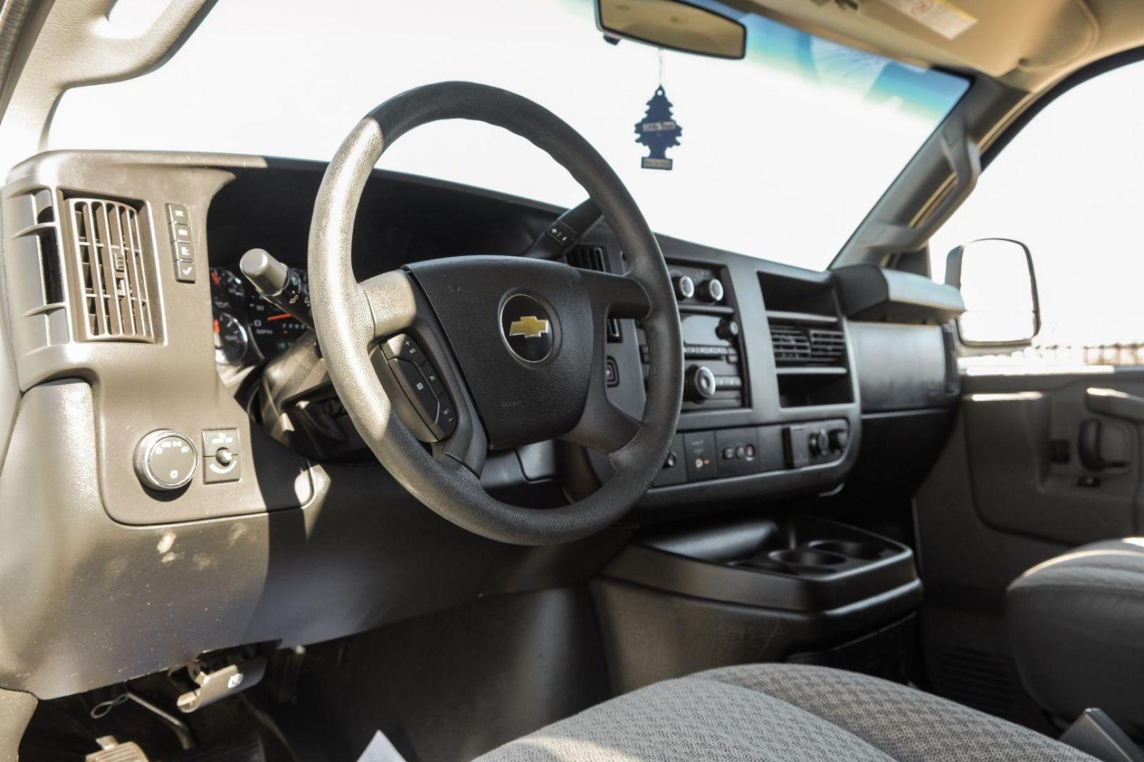 2017 WHITE Chevrolet Express LT 3500 Extended (1GAZGPFG9H1) with an 6.0L V8 OHV 16V FFV engine, 6-Speed Automatic transmission, located at 2401 E Main St., Grand Prairie, TX, 75050, (972) 262-4440, 32.748981, -96.969643 - Photo#10