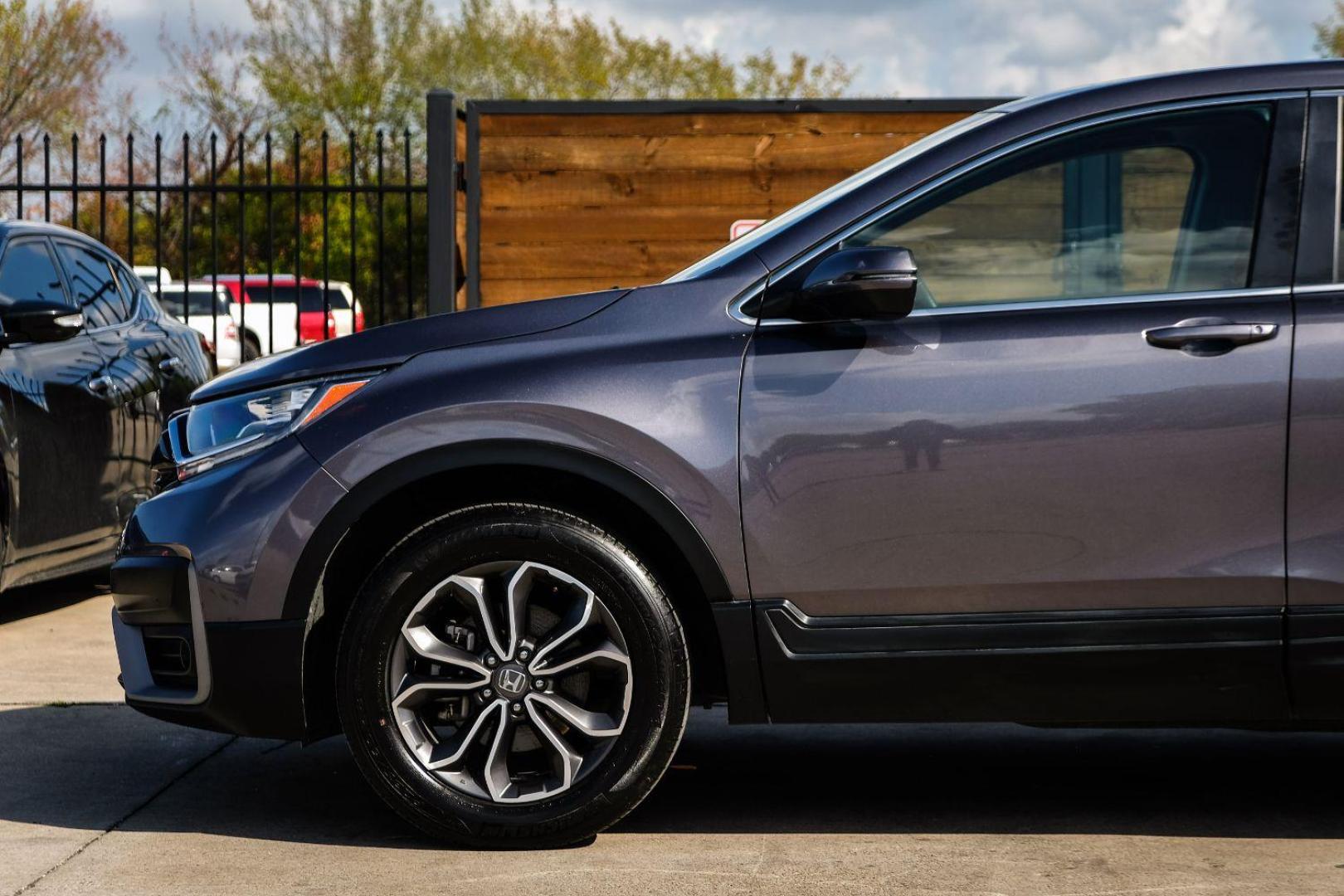 2021 GRAY Honda CR-V EX AWD (7FARW2H54ME) with an 1.5L L4 16V DOHC TURBO engine, Continuously Variable Transmission transmission, located at 2401 E Main St., Grand Prairie, TX, 75050, (972) 262-4440, 32.748981, -96.969643 - Photo#9