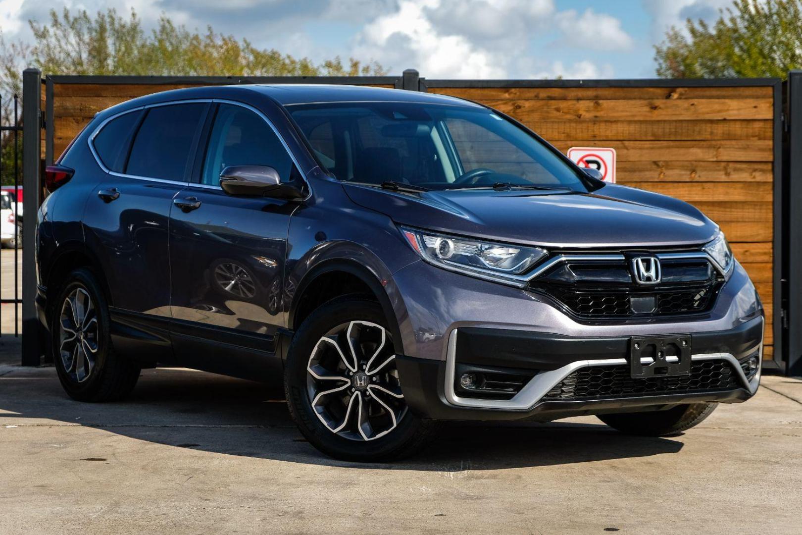 2021 GRAY Honda CR-V EX AWD (7FARW2H54ME) with an 1.5L L4 16V DOHC TURBO engine, Continuously Variable Transmission transmission, located at 2401 E Main St., Grand Prairie, TX, 75050, (972) 262-4440, 32.748981, -96.969643 - Photo#3