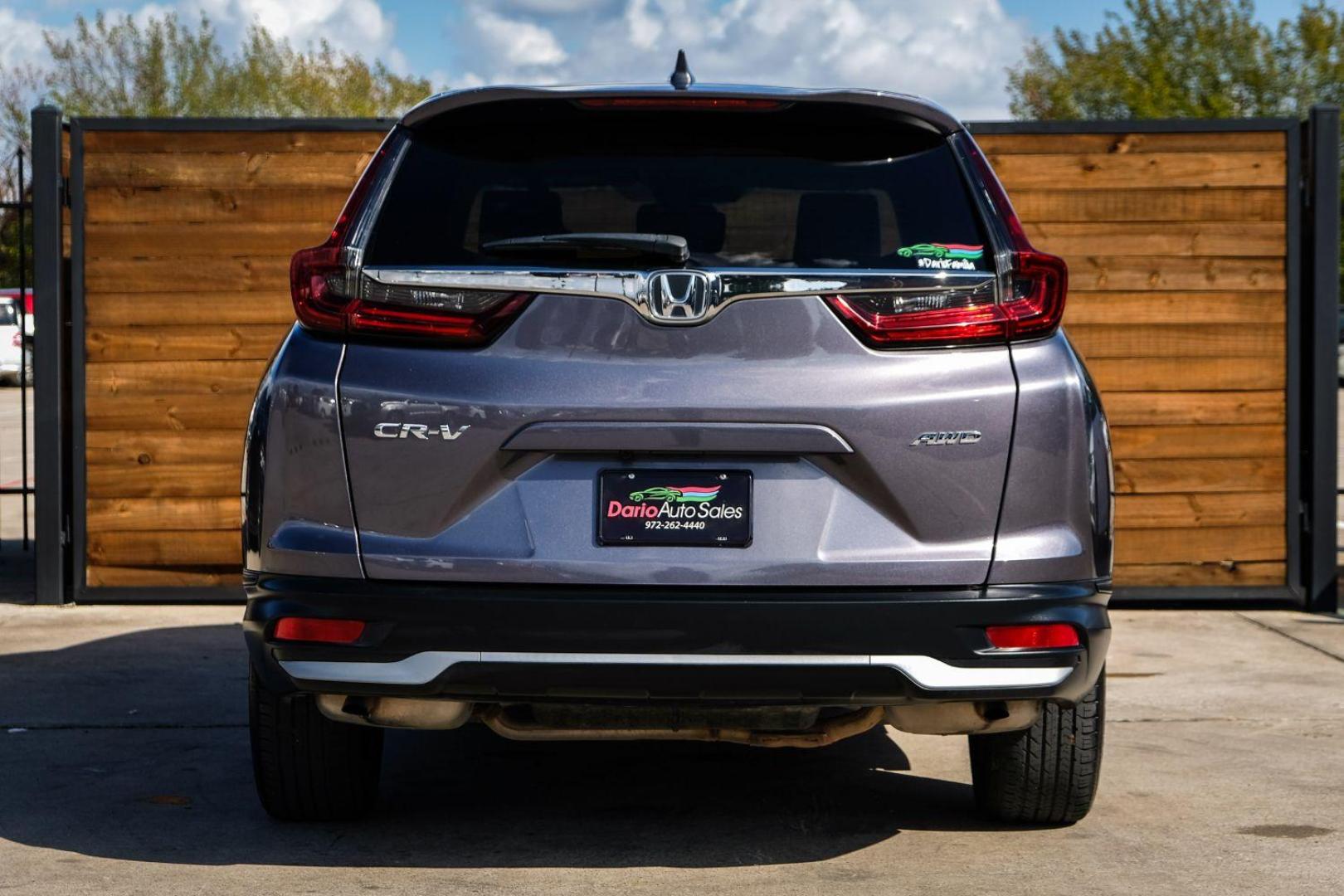 2021 GRAY Honda CR-V EX AWD (7FARW2H54ME) with an 1.5L L4 16V DOHC TURBO engine, Continuously Variable Transmission transmission, located at 2401 E Main St., Grand Prairie, TX, 75050, (972) 262-4440, 32.748981, -96.969643 - Photo#6