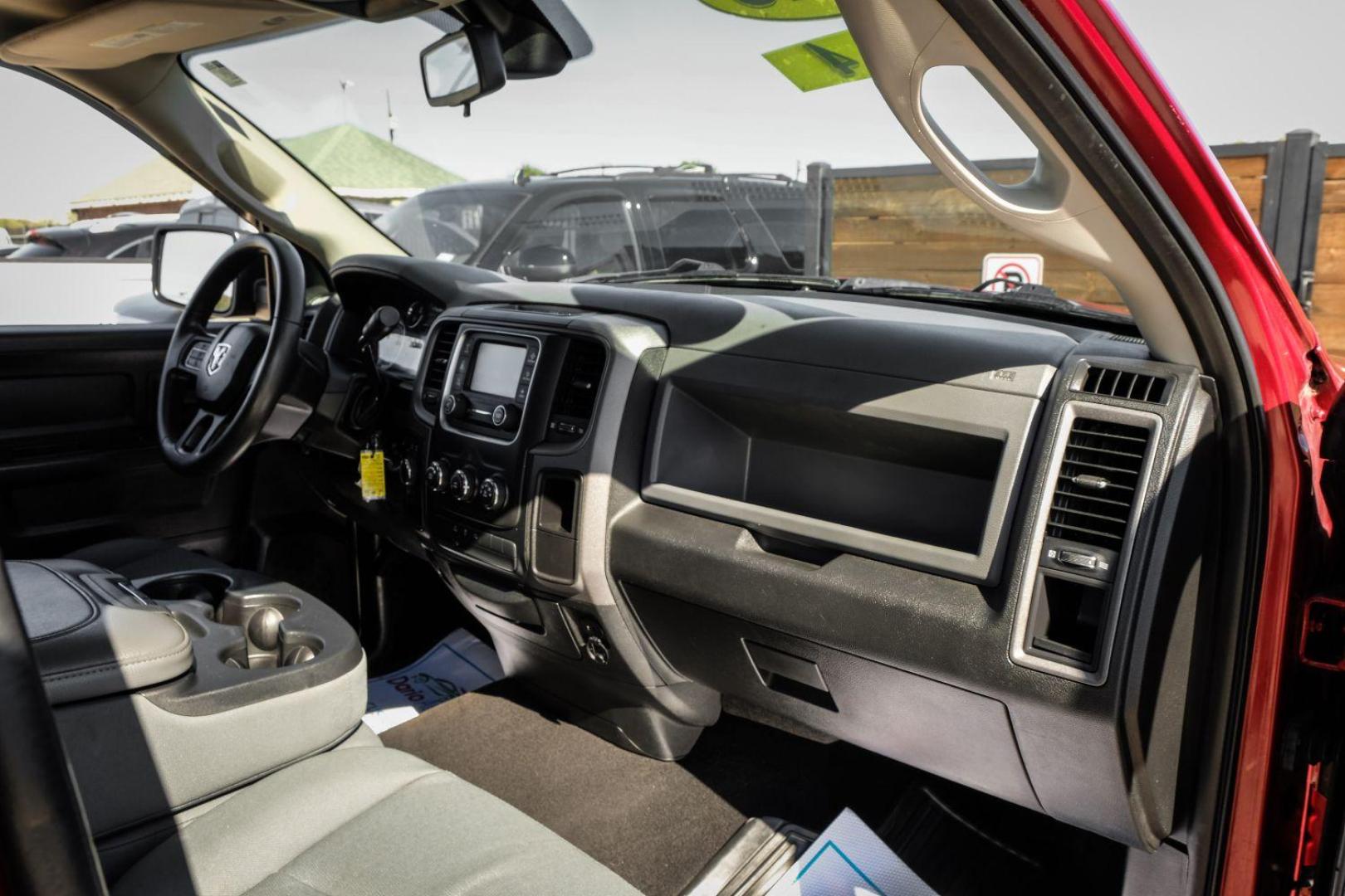 2013 MAROON RAM 1500 Tradesman Quad Cab 4WD (1C6RR7FTXDS) with an 5.7L V8 OHV 16V engine, 6-Speed Automatic transmission, located at 2401 E Main St., Grand Prairie, TX, 75050, (972) 262-4440, 32.748981, -96.969643 - Photo#9