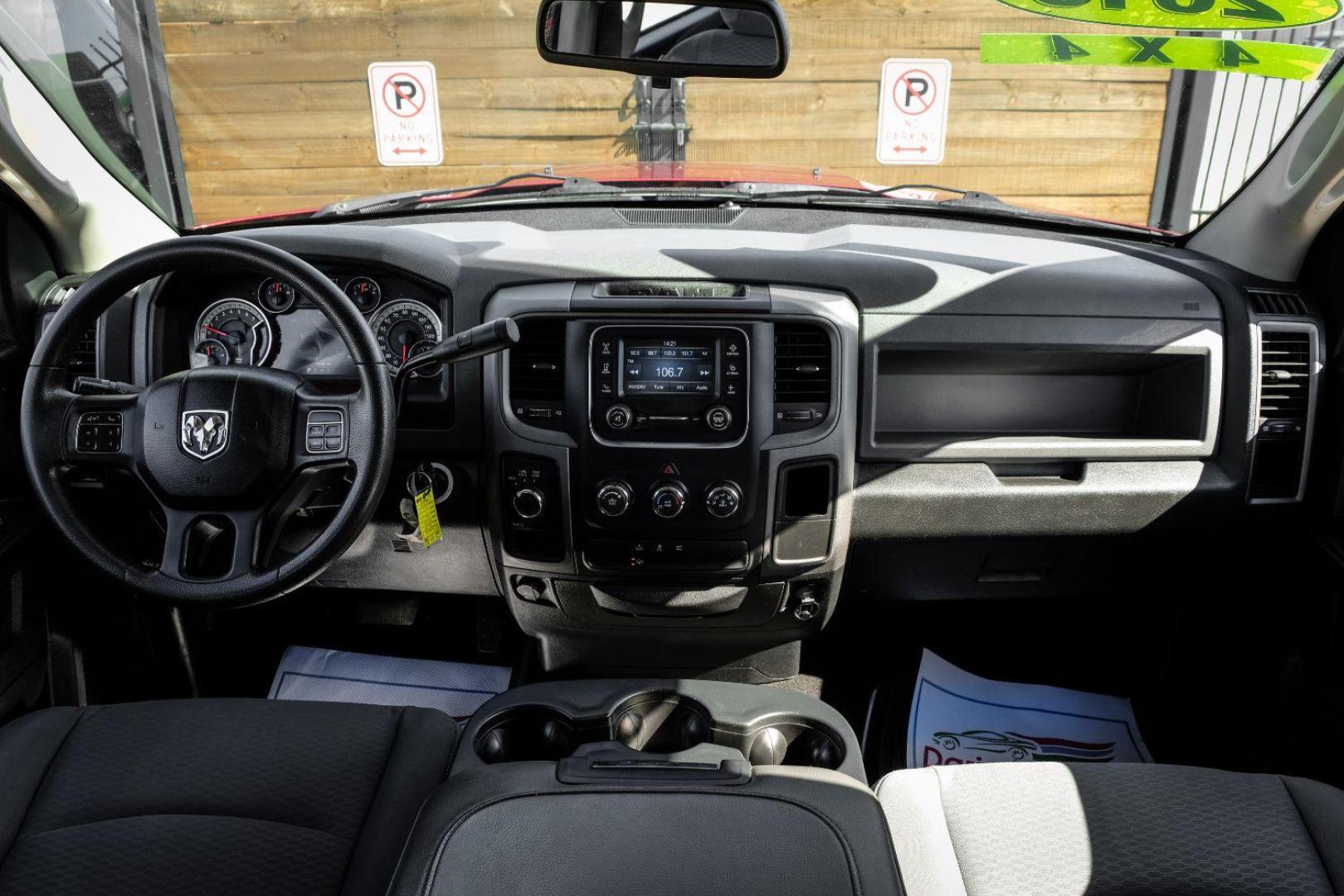 2013 MAROON RAM 1500 Tradesman Quad Cab 4WD (1C6RR7FTXDS) with an 5.7L V8 OHV 16V engine, 6-Speed Automatic transmission, located at 2401 E Main St., Grand Prairie, TX, 75050, (972) 262-4440, 32.748981, -96.969643 - Photo#10