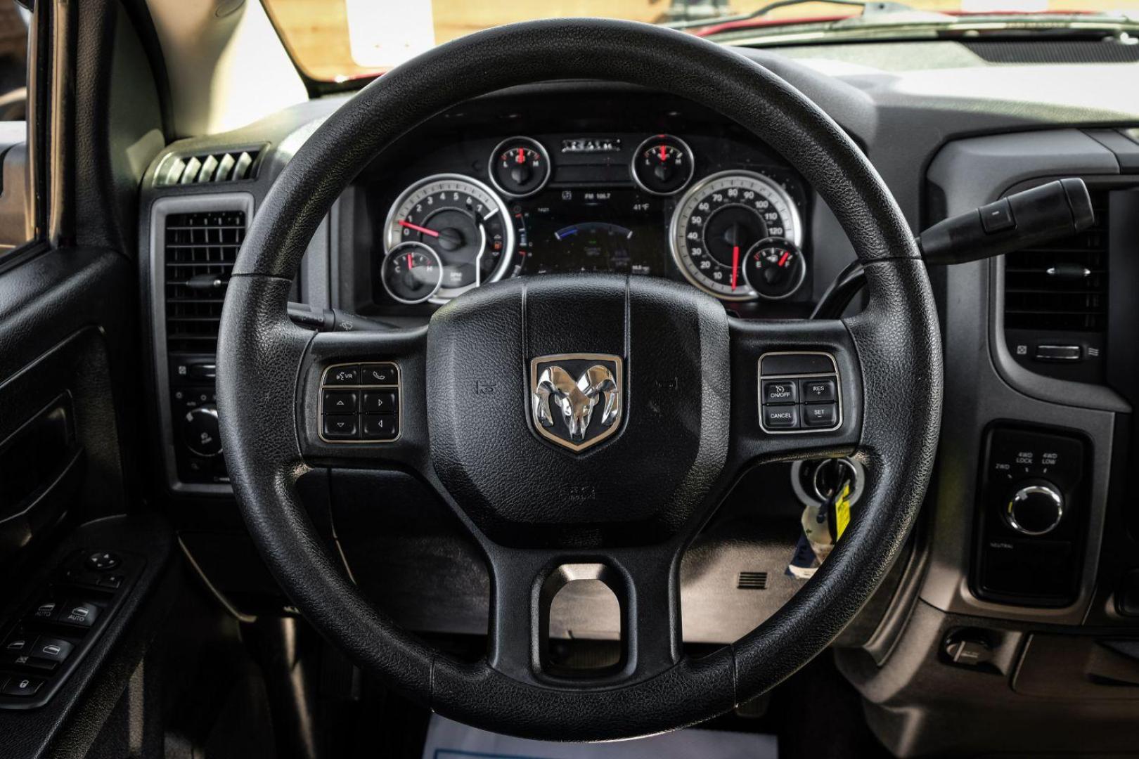 2013 MAROON RAM 1500 Tradesman Quad Cab 4WD (1C6RR7FTXDS) with an 5.7L V8 OHV 16V engine, 6-Speed Automatic transmission, located at 2401 E Main St., Grand Prairie, TX, 75050, (972) 262-4440, 32.748981, -96.969643 - Photo#12