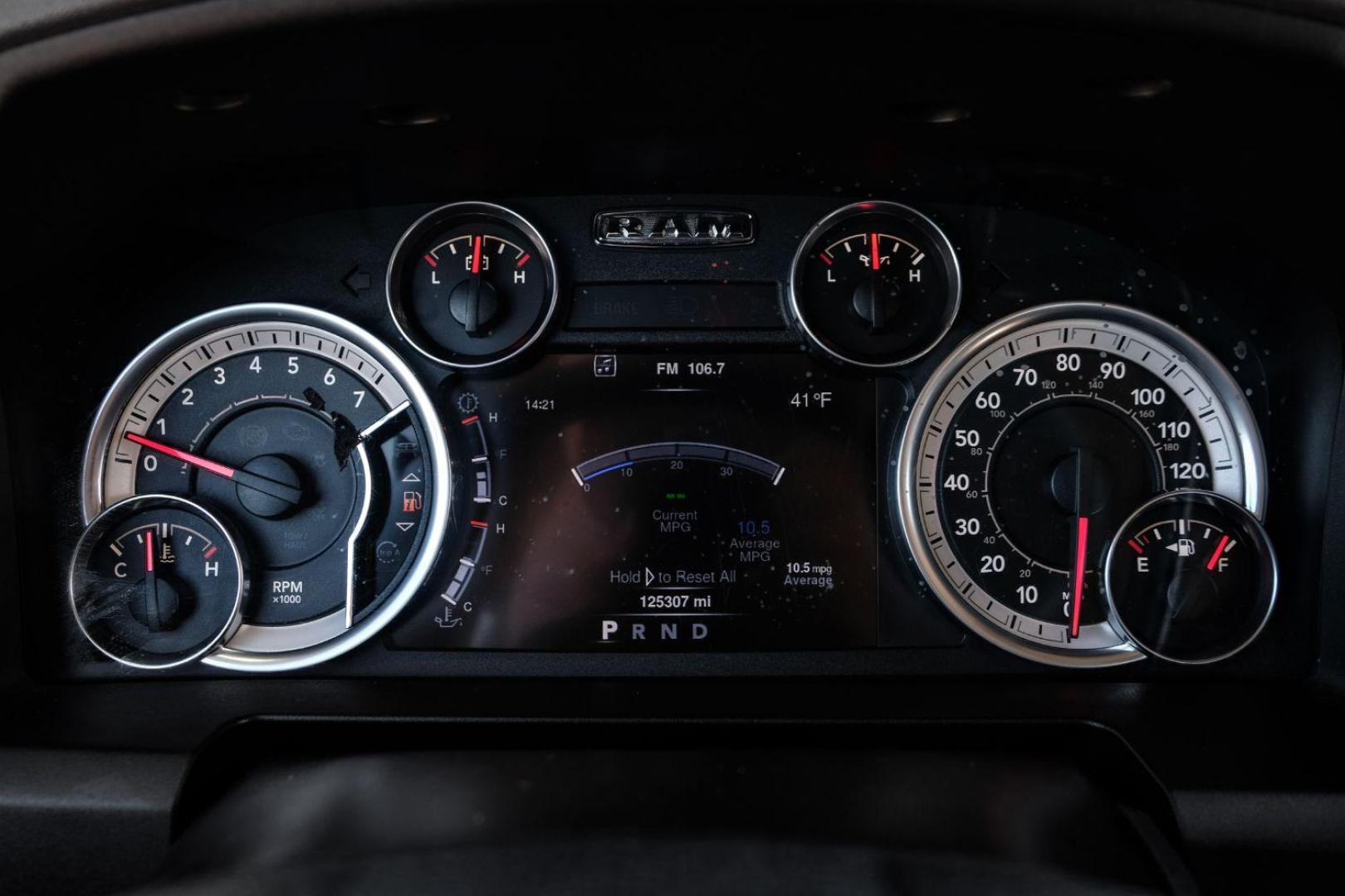 2013 MAROON RAM 1500 Tradesman Quad Cab 4WD (1C6RR7FTXDS) with an 5.7L V8 OHV 16V engine, 6-Speed Automatic transmission, located at 2401 E Main St., Grand Prairie, TX, 75050, (972) 262-4440, 32.748981, -96.969643 - Photo#15