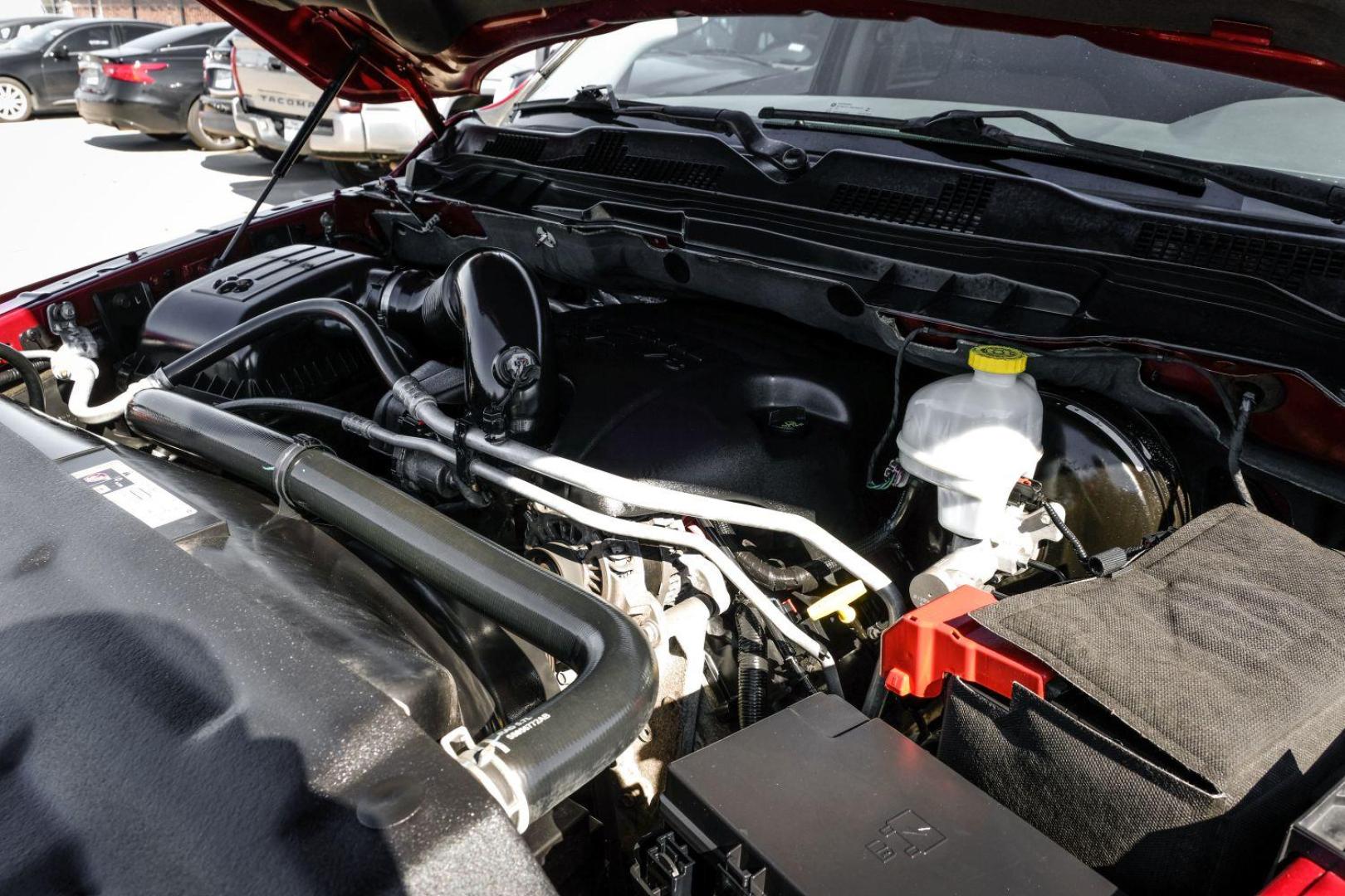 2013 MAROON RAM 1500 Tradesman Quad Cab 4WD (1C6RR7FTXDS) with an 5.7L V8 OHV 16V engine, 6-Speed Automatic transmission, located at 2401 E Main St., Grand Prairie, TX, 75050, (972) 262-4440, 32.748981, -96.969643 - Photo#40