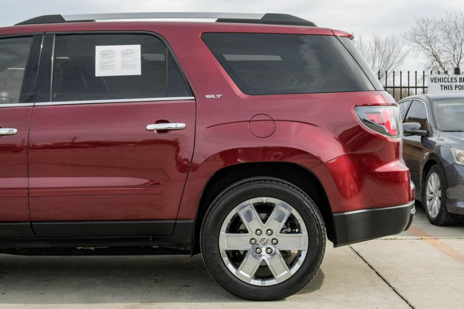 2017 RED GMC Acadia Limited FWD (1GKKRSKD8HJ) with an 3.6L V6 DOHC 24V engine, 6-Speed Automatic transmission, located at 2401 E Main St., Grand Prairie, TX, 75050, (972) 262-4440, 32.748981, -96.969643 - Photo#10