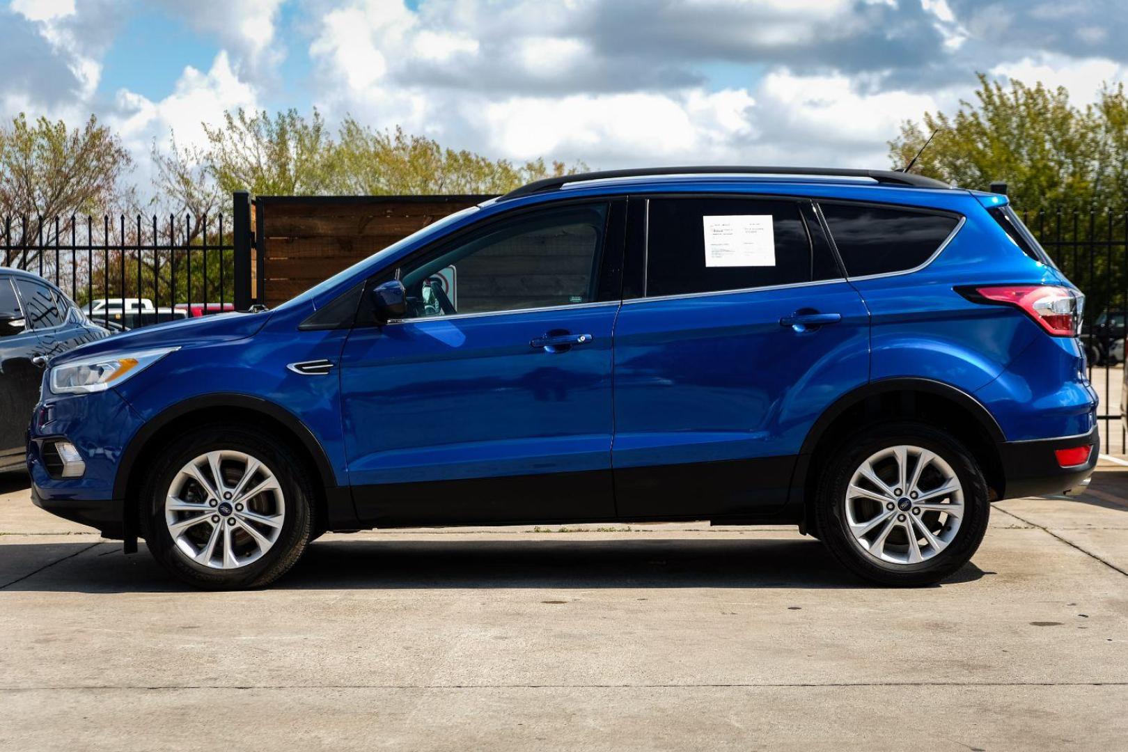 2018 BLUE Ford Escape SEL 4WD (1FMCU9HD5JU) with an 1.5L L4 DOHC 16V engine, 6-Speed Automatic transmission, located at 2401 E Main St., Grand Prairie, TX, 75050, (972) 262-4440, 32.748981, -96.969643 - Photo#8