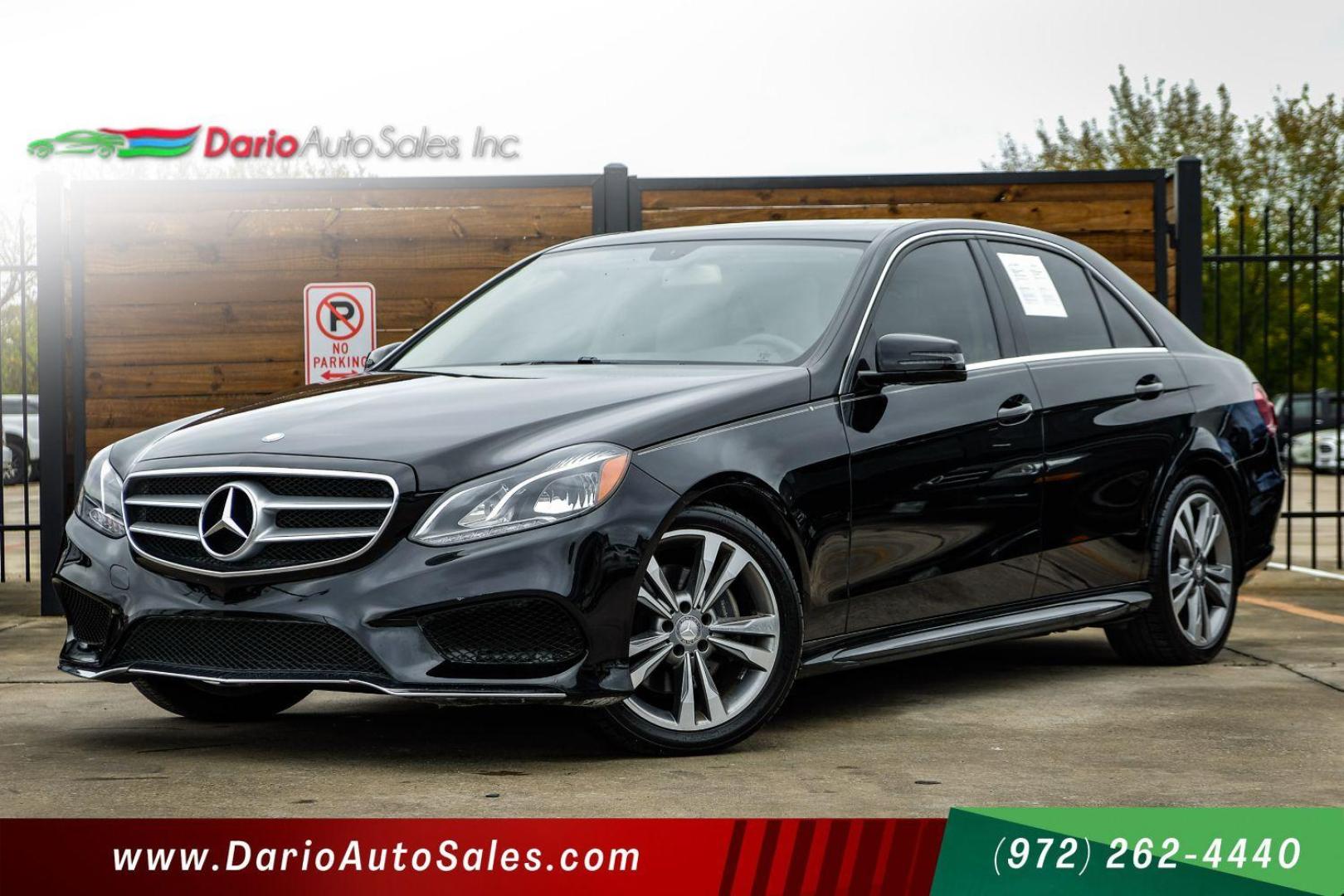 2016 BLACK Mercedes-Benz E-Class E350 Sport Sedan (WDDHF5KB9GB) with an 3.5L V6 DOHC 24V engine, 7-Speed Automatic transmission, located at 2401 E Main St., Grand Prairie, TX, 75050, (972) 262-4440, 32.748981, -96.969643 - Photo#0