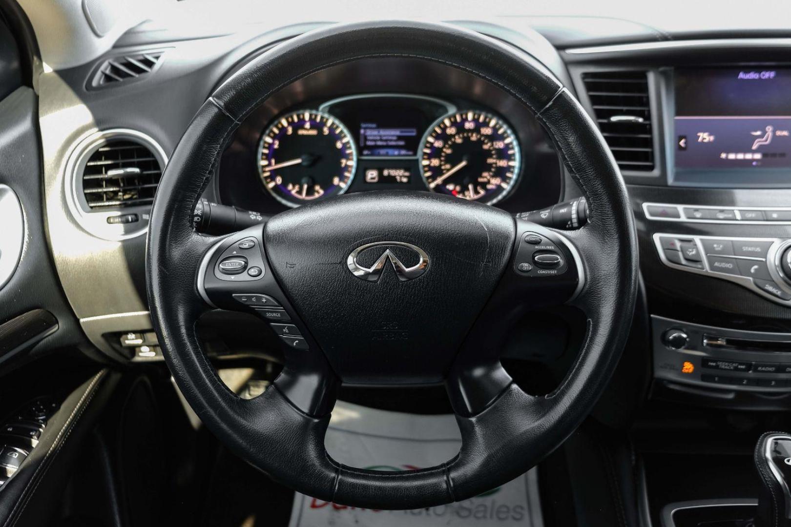 2019 GRAY Infiniti QX60 PURE (5N1DL0MN8KC) with an 3.5L V6 DOHC 24V engine, Continuously Variable Transmission transmission, located at 2401 E Main St., Grand Prairie, TX, 75050, (972) 262-4440, 32.748981, -96.969643 - Photo#14