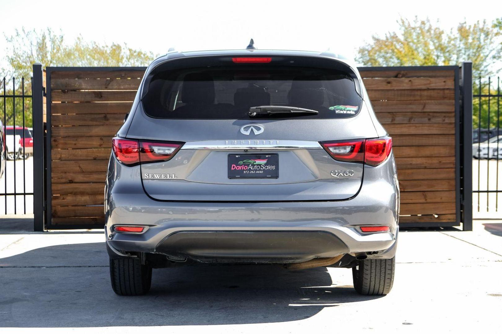 2019 GRAY Infiniti QX60 PURE (5N1DL0MN8KC) with an 3.5L V6 DOHC 24V engine, Continuously Variable Transmission transmission, located at 2401 E Main St., Grand Prairie, TX, 75050, (972) 262-4440, 32.748981, -96.969643 - Photo#6