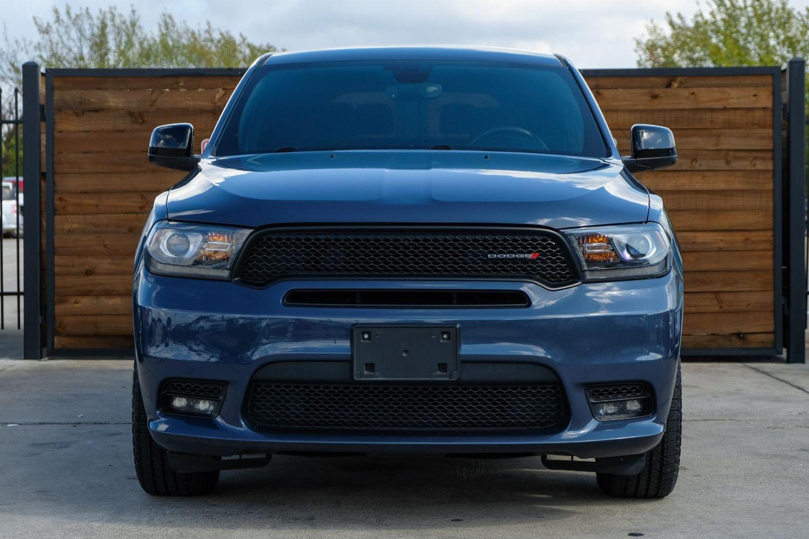 2019 BLUE Dodge Durango GT 2WD (1C4RDHDG3KC) with an 3.6L V6 DOHC 24V engine, 8-Speed Automatic transmission, located at 2401 E Main St., Grand Prairie, TX, 75050, (972) 262-4440, 32.748981, -96.969643 - Photo#1