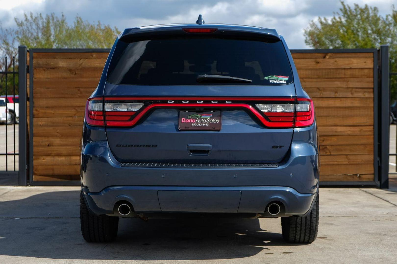 2019 BLUE Dodge Durango GT 2WD (1C4RDHDG3KC) with an 3.6L V6 DOHC 24V engine, 8-Speed Automatic transmission, located at 2401 E Main St., Grand Prairie, TX, 75050, (972) 262-4440, 32.748981, -96.969643 - Photo#5