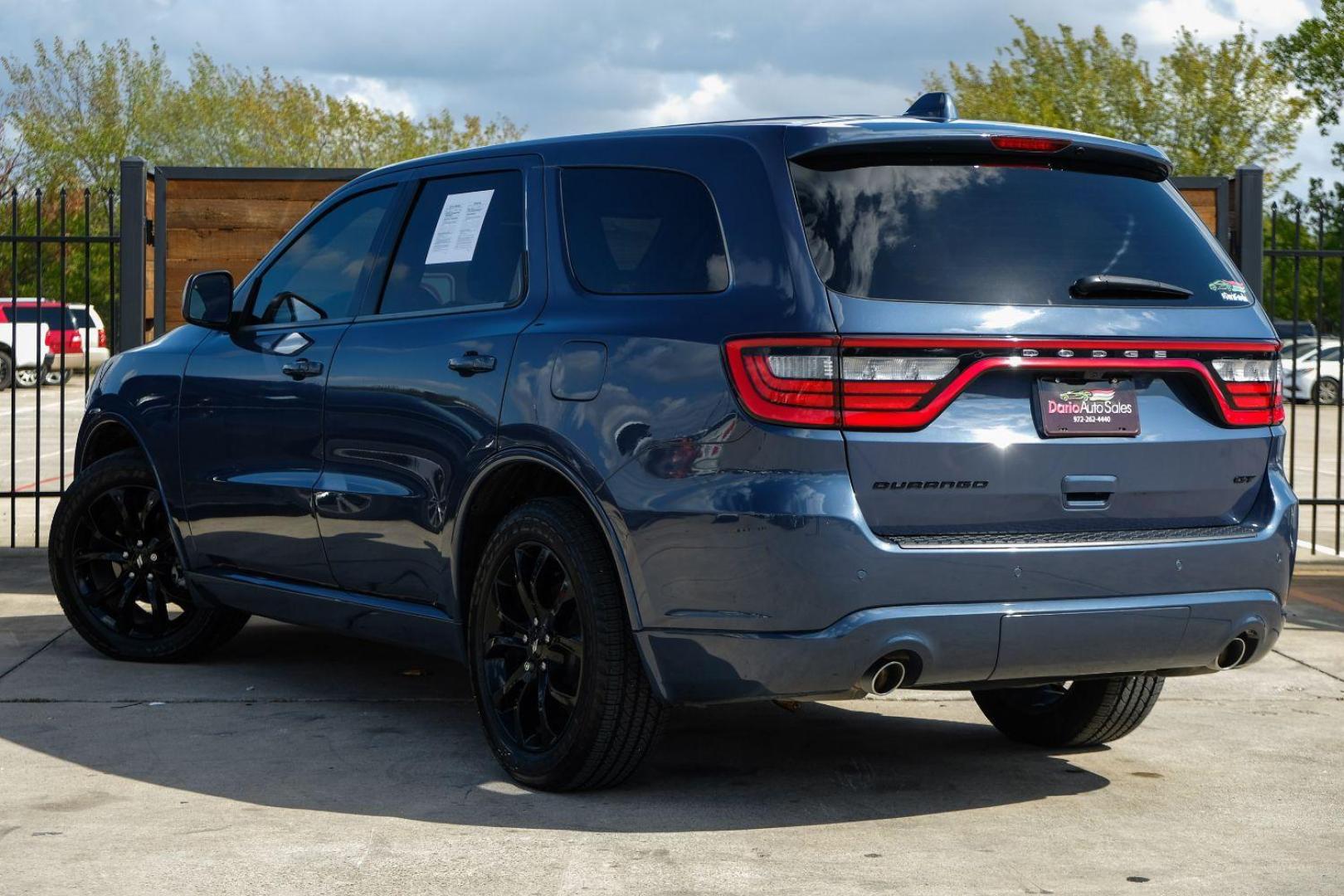 2019 BLUE Dodge Durango GT 2WD (1C4RDHDG3KC) with an 3.6L V6 DOHC 24V engine, 8-Speed Automatic transmission, located at 2401 E Main St., Grand Prairie, TX, 75050, (972) 262-4440, 32.748981, -96.969643 - Photo#6