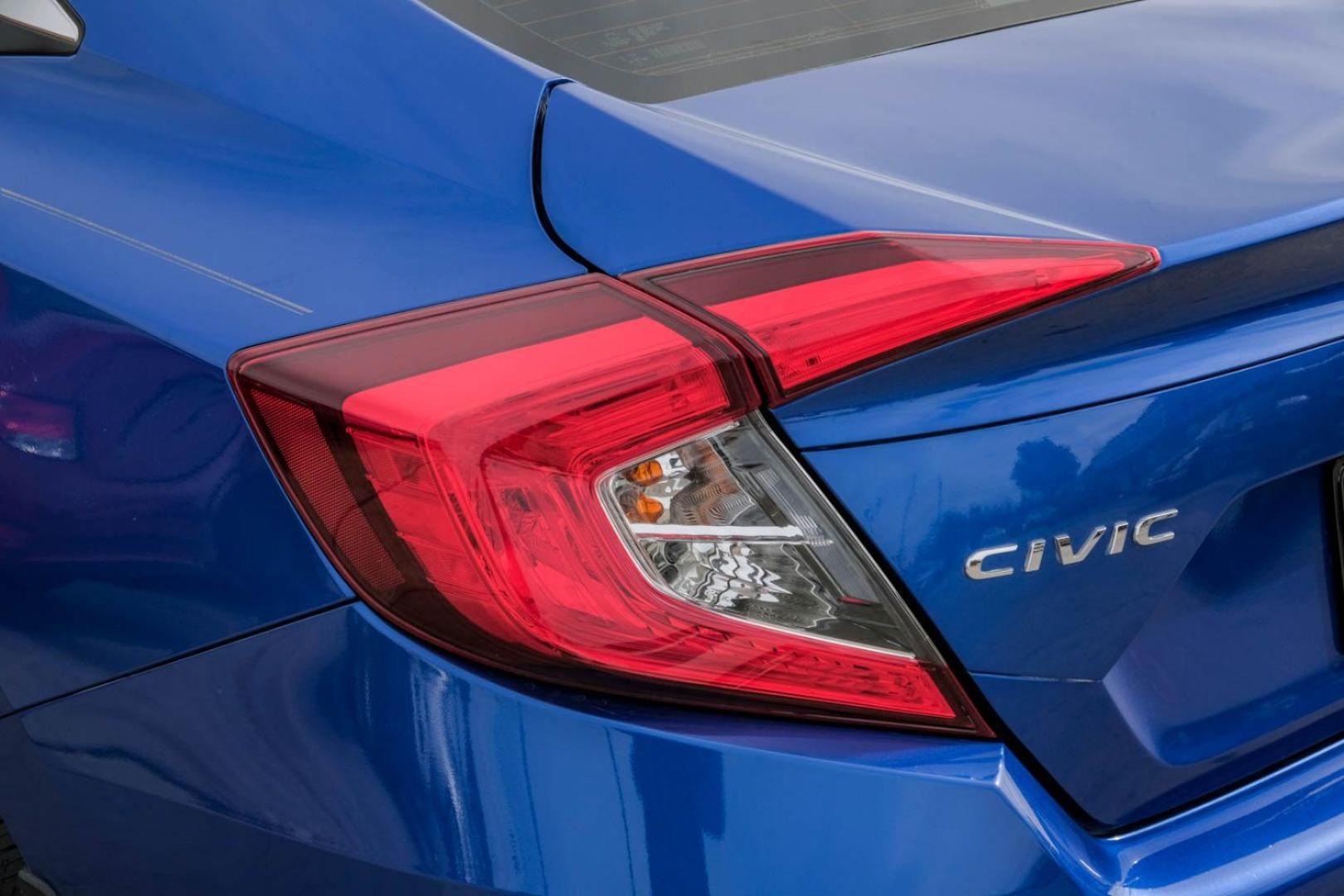 2019 BLUE Honda Civic LX Honda Sensing Sedan CVT (19XFC2F62KE) with an 2.0L L4 DOHC 16V engine, Continuously Variable Transmission transmission, located at 2401 E Main St., Grand Prairie, TX, 75050, (972) 262-4440, 32.748981, -96.969643 - Photo#38