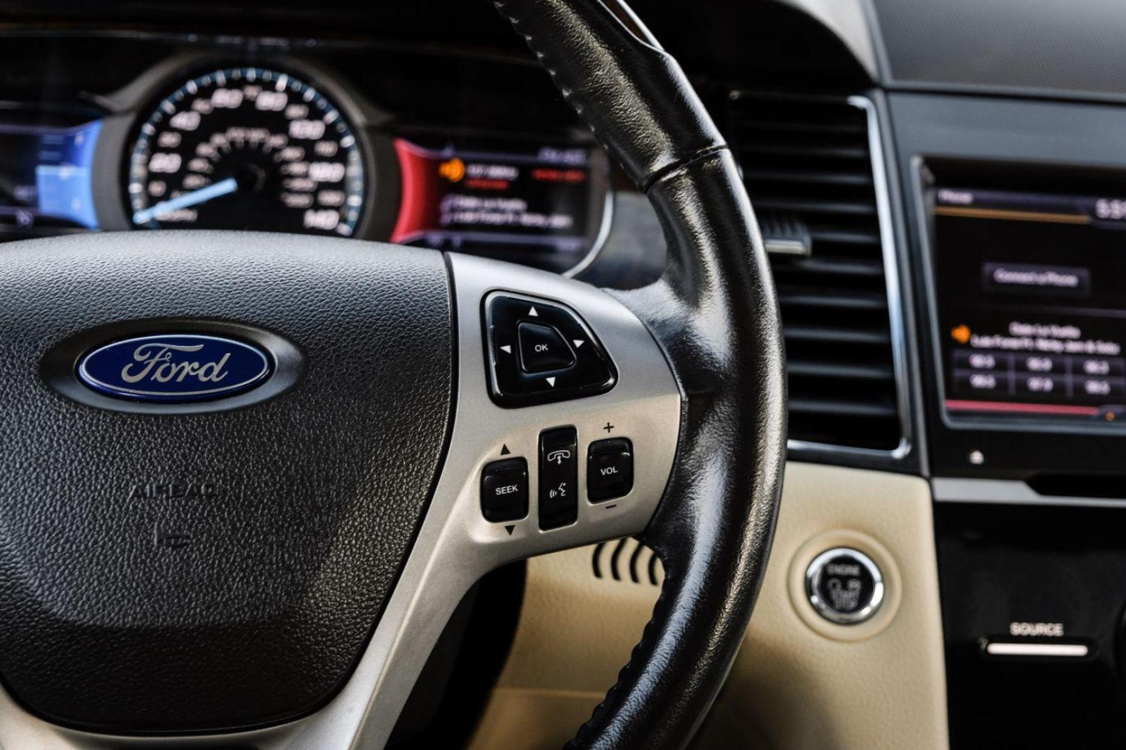 2013 WHITE Ford Taurus Limited FWD (1FAHP2F97DG) with an 2.0L L4 DOHC 16V engine, 6-Speed Automatic transmission, located at 2401 E Main St., Grand Prairie, TX, 75050, (972) 262-4440, 32.748981, -96.969643 - Photo#16