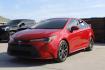 2021 RED Toyota Corolla LE (JTDEPMAE6MJ) with an 1.8L L4 DOHC 16V engine, Continuously Variabl transmission, located at 2401 E Main St., Grand Prairie, TX, 75050, (972) 262-4440, 32.748981, -96.969643 - Photo#1