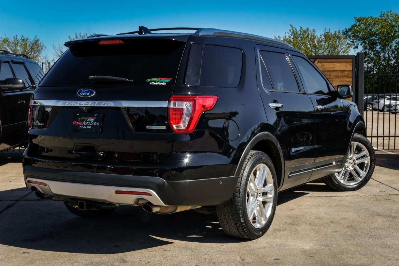 2016 BLACK Ford Explorer Limited FWD (1FM5K7FH8GG) with an 2.3L L4 DOHC 16V engine, 6-Speed Automatic transmission, located at 2401 E Main St., Grand Prairie, TX, 75050, (972) 262-4440, 32.748981, -96.969643 - Photo#5