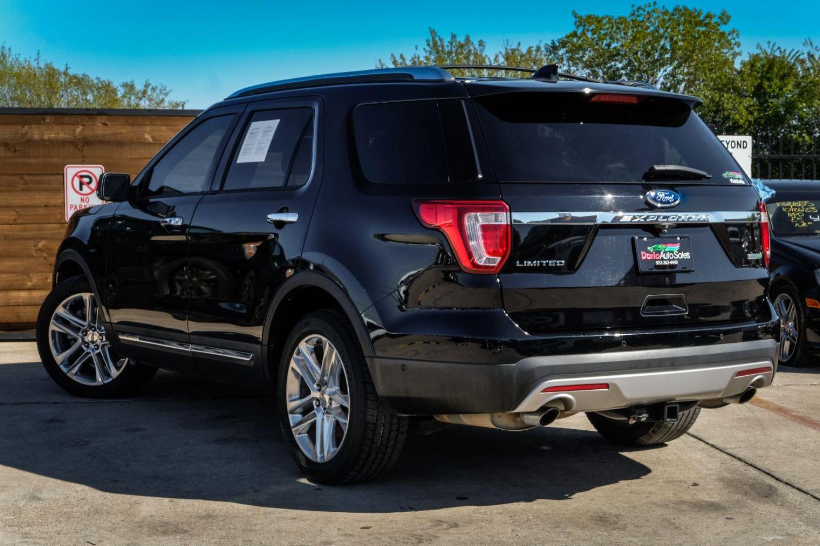 2016 BLACK Ford Explorer Limited FWD (1FM5K7FH8GG) with an 2.3L L4 DOHC 16V engine, 6-Speed Automatic transmission, located at 2401 E Main St., Grand Prairie, TX, 75050, (972) 262-4440, 32.748981, -96.969643 - Photo#7