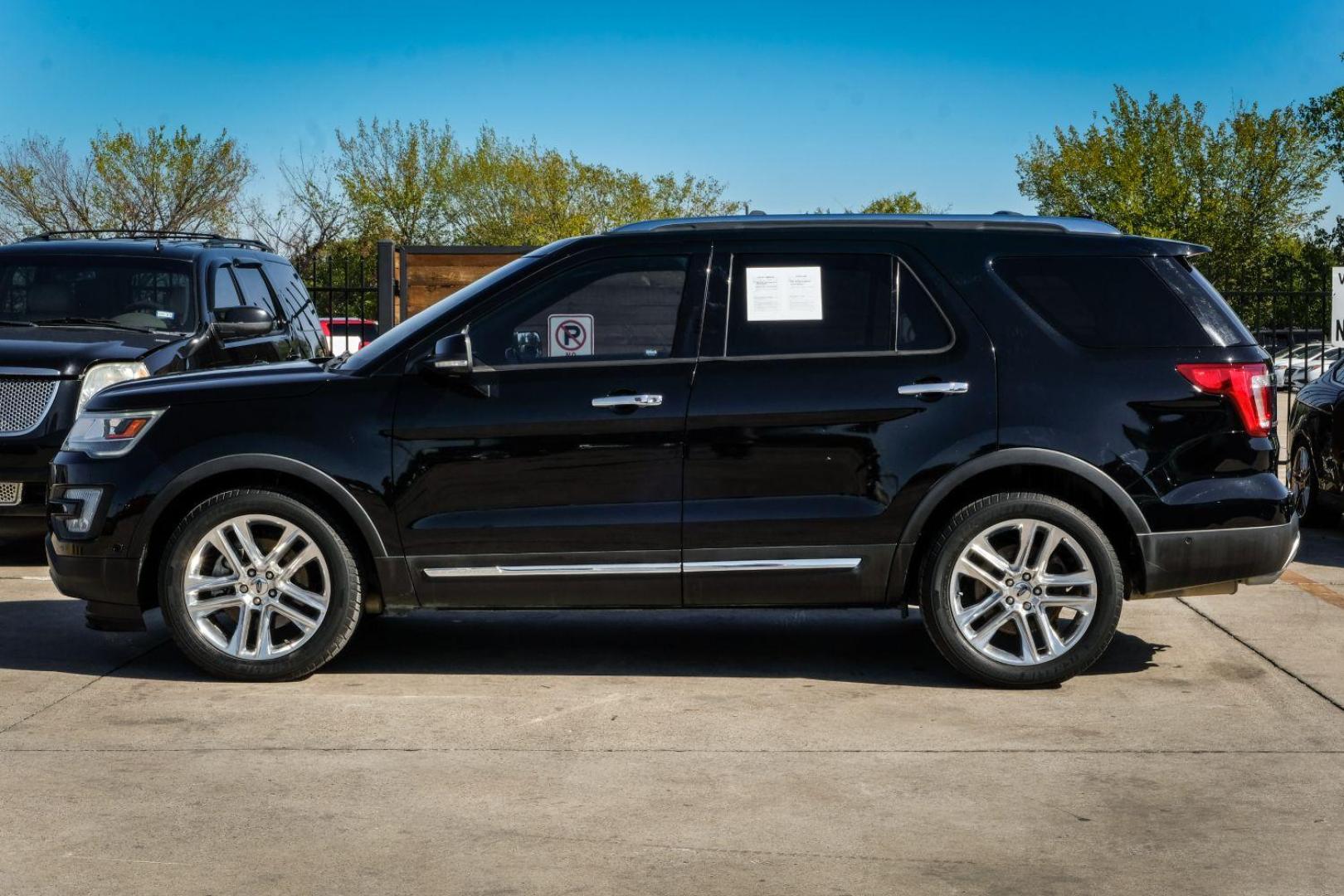 2016 BLACK Ford Explorer Limited FWD (1FM5K7FH8GG) with an 2.3L L4 DOHC 16V engine, 6-Speed Automatic transmission, located at 2401 E Main St., Grand Prairie, TX, 75050, (972) 262-4440, 32.748981, -96.969643 - Photo#8