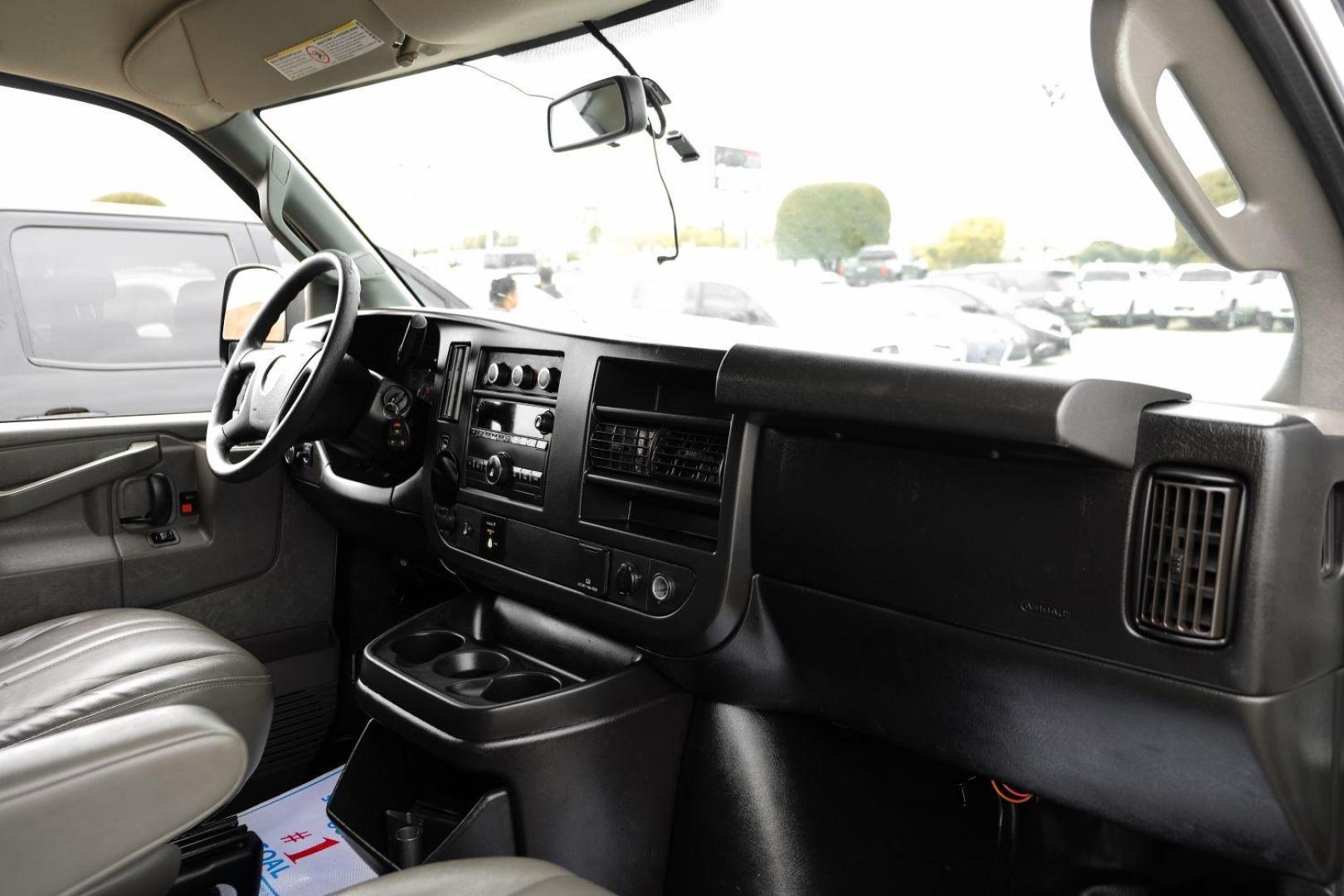 2017 WHITE Chevrolet Express 2500 Cargo (1GCWGAFF9H1) with an 4.8L V8 FFV engine, 6-Speed Automatic transmission, located at 2401 E Main St., Grand Prairie, TX, 75050, (972) 262-4440, 32.748981, -96.969643 - Photo#11